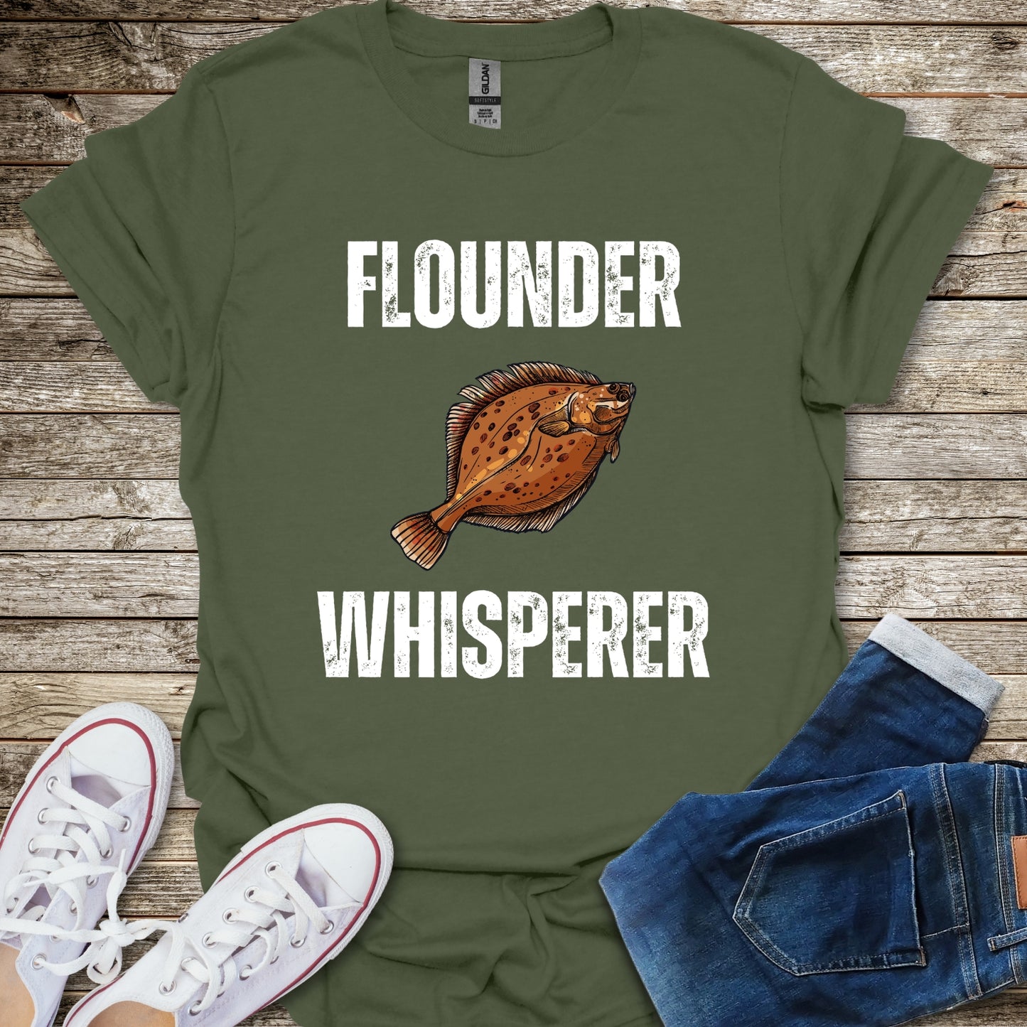 Flounder Whisperer T-Shirt