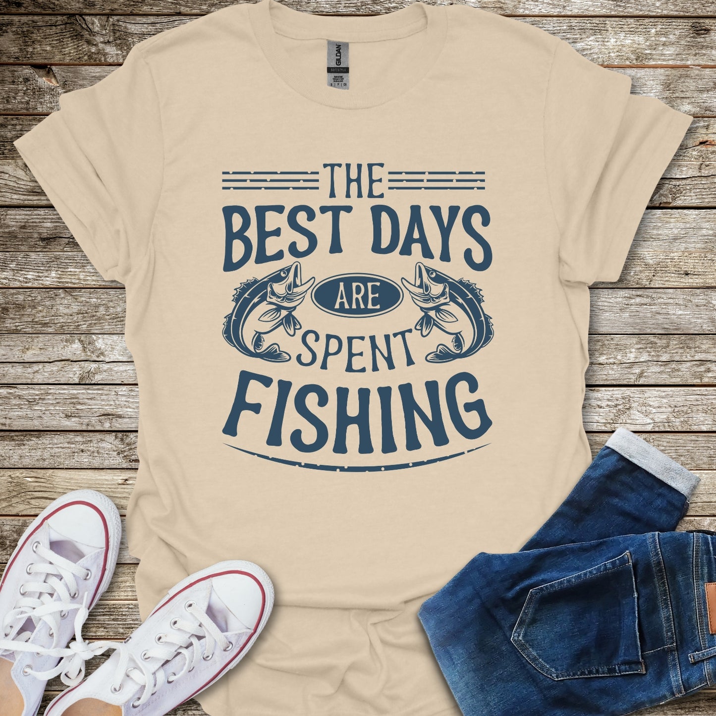 The Best Days Are Spent Fishing T-Shirt