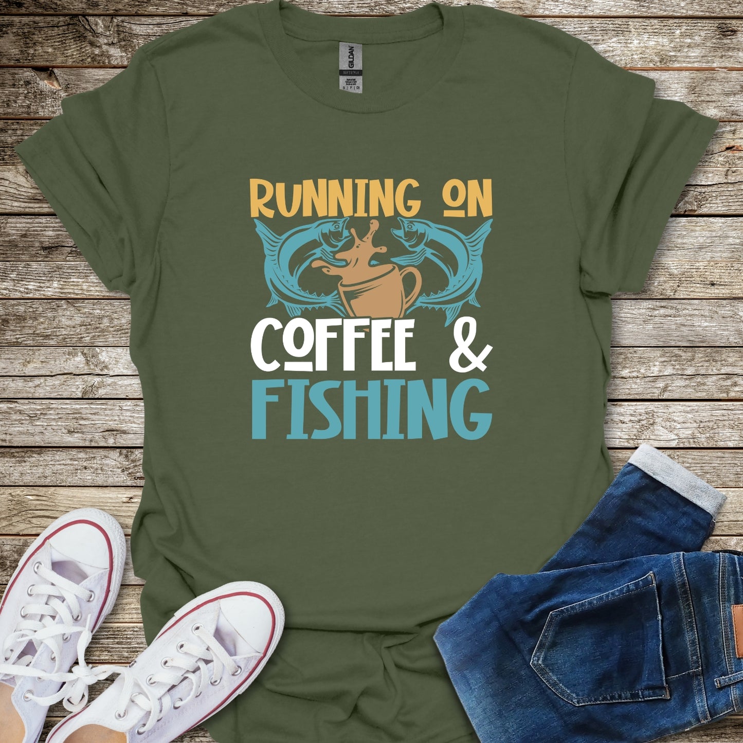 Coffee & Fishing T-Shirt