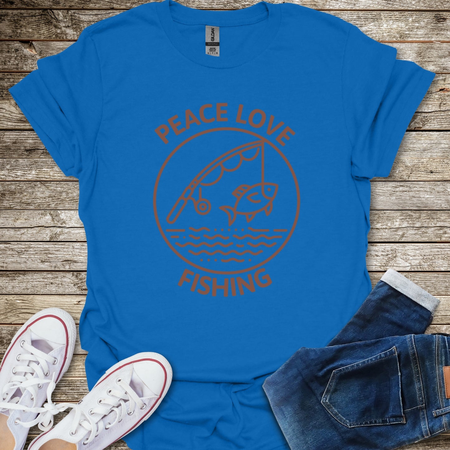 Peace Love Fishing T-Shirt