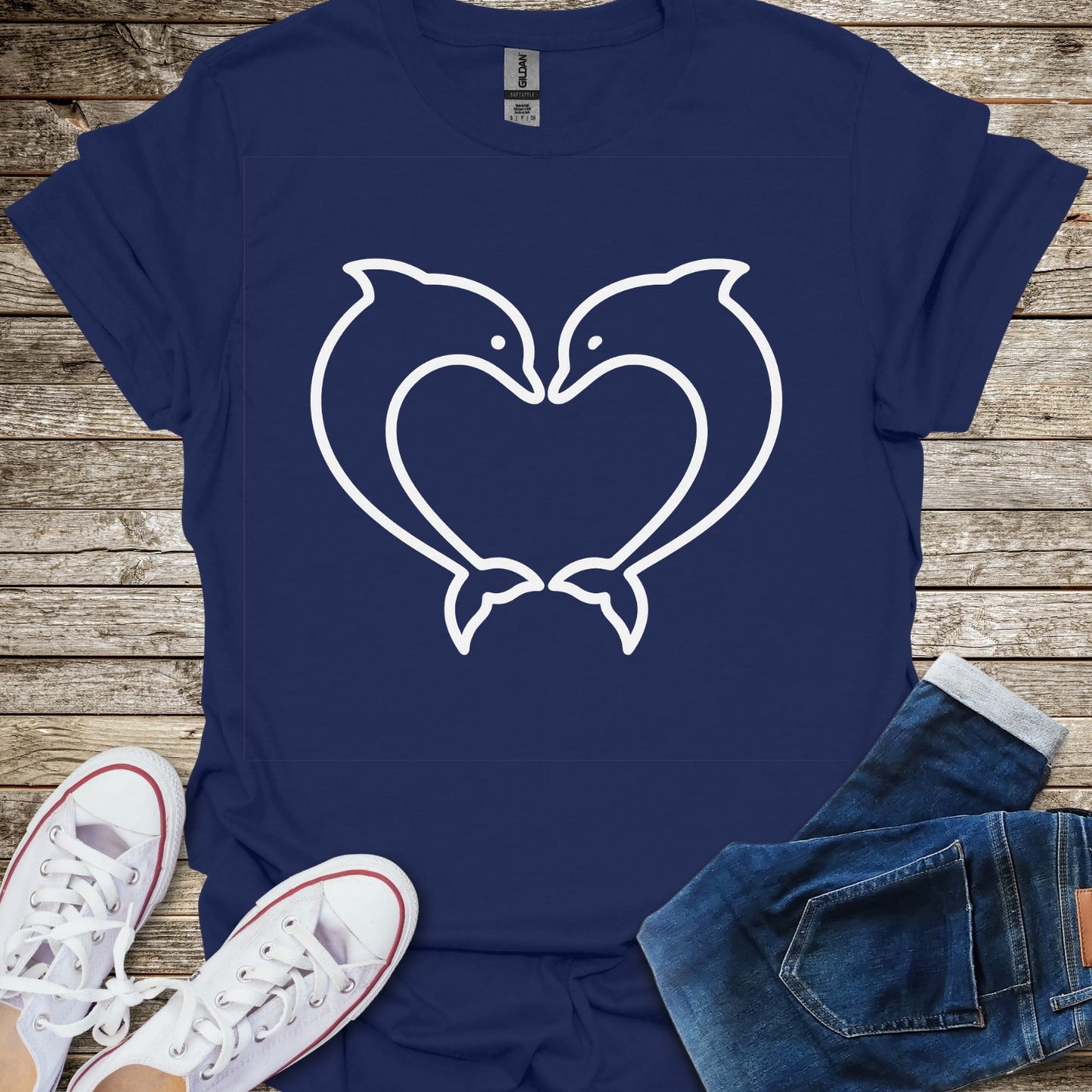 Dolphin Heart T-Shirt
