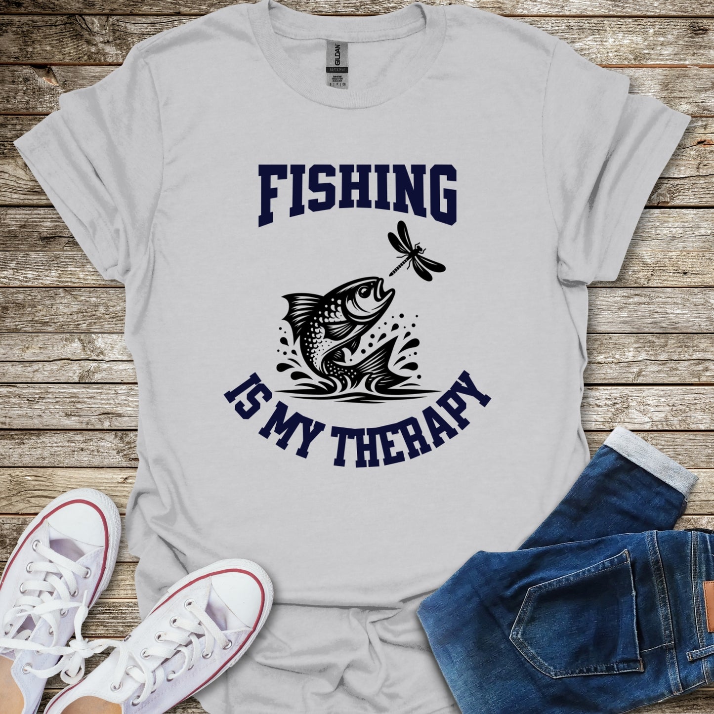 Fishing is my Therapy T-Shirt