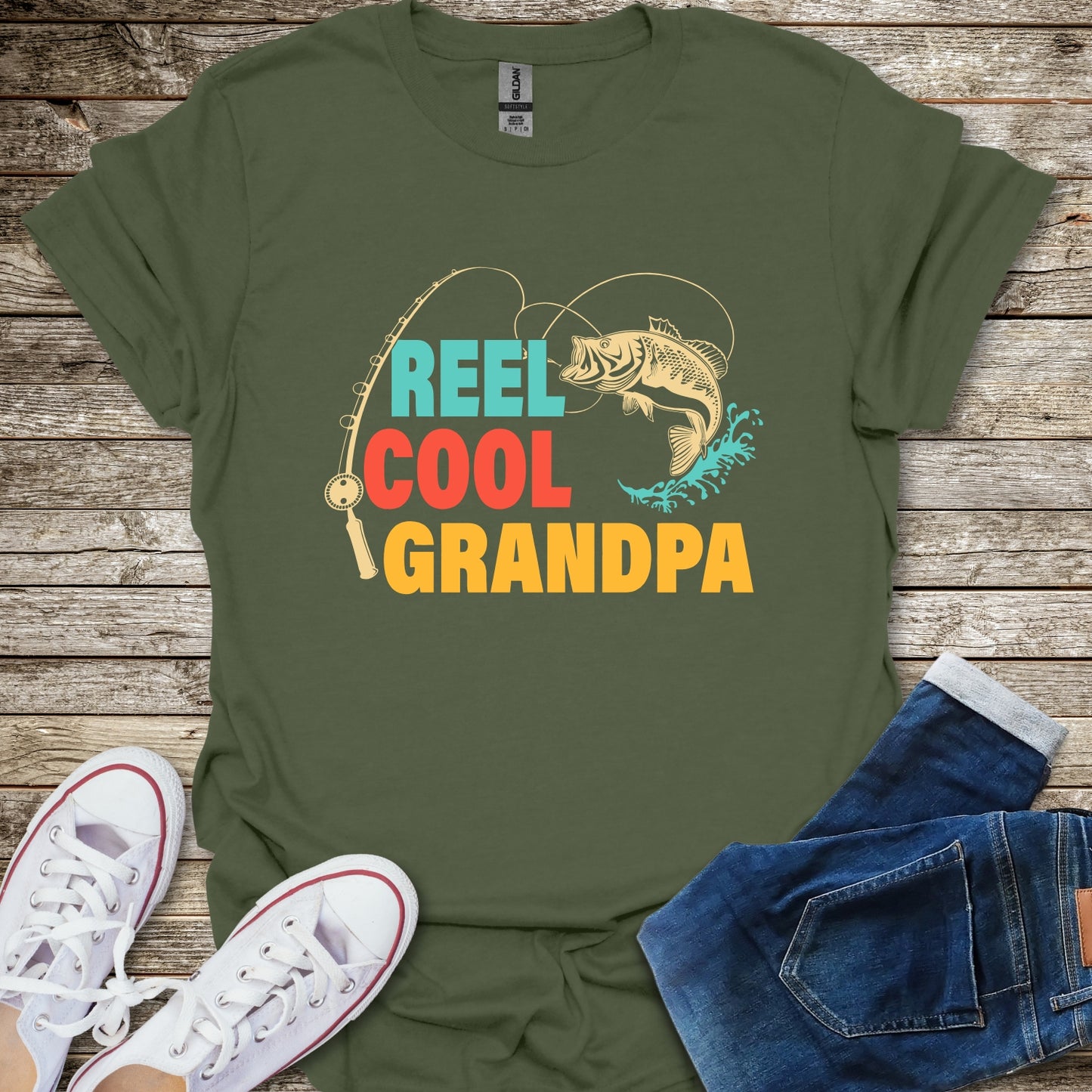 Reel Cool Grandpa T-Shirt
