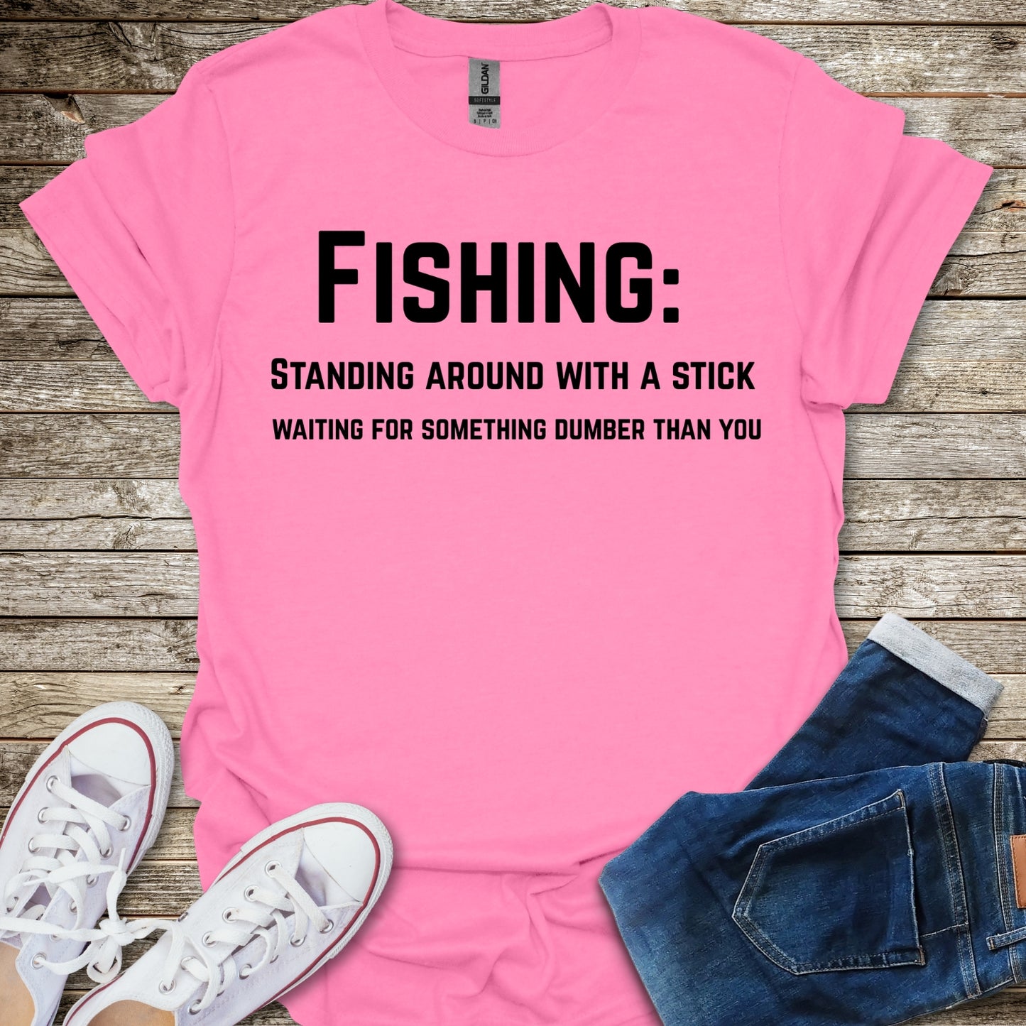 Standing Around With a Stick T-Shirt