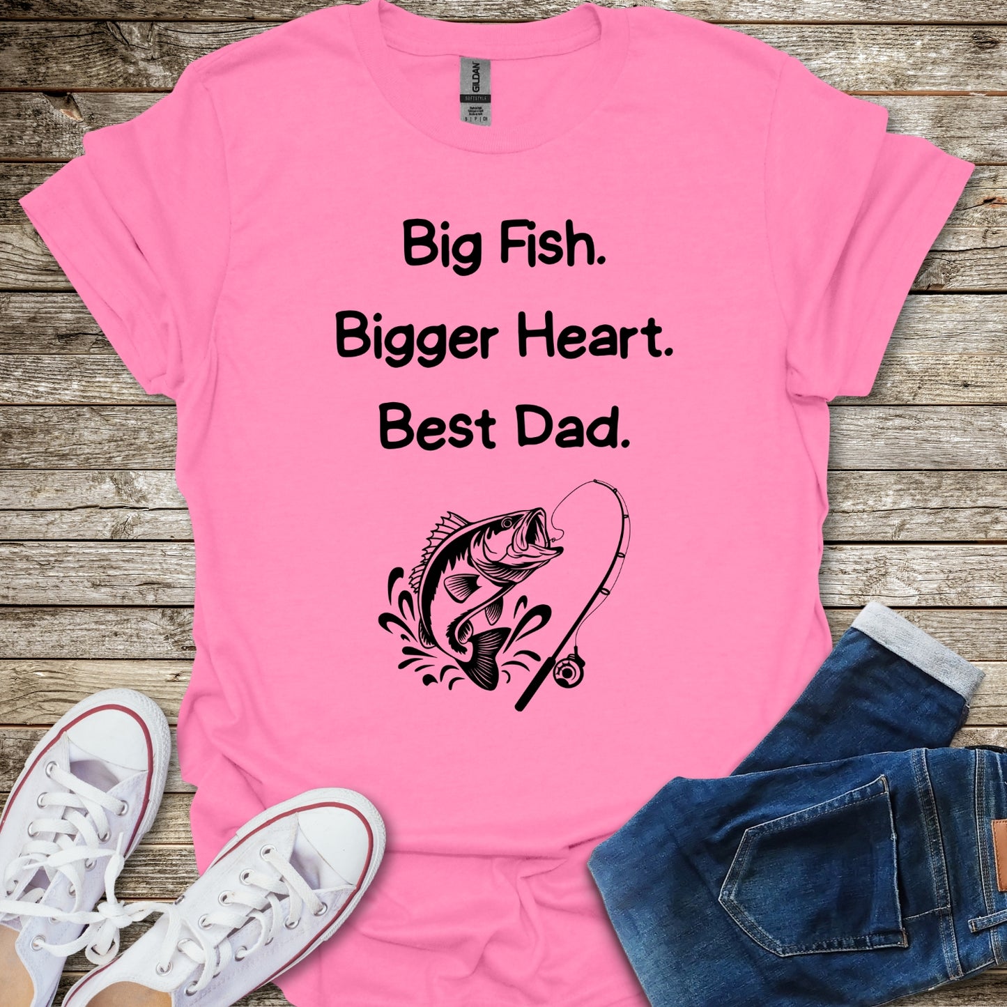 Bigger Heart Best Dad T-Shirt