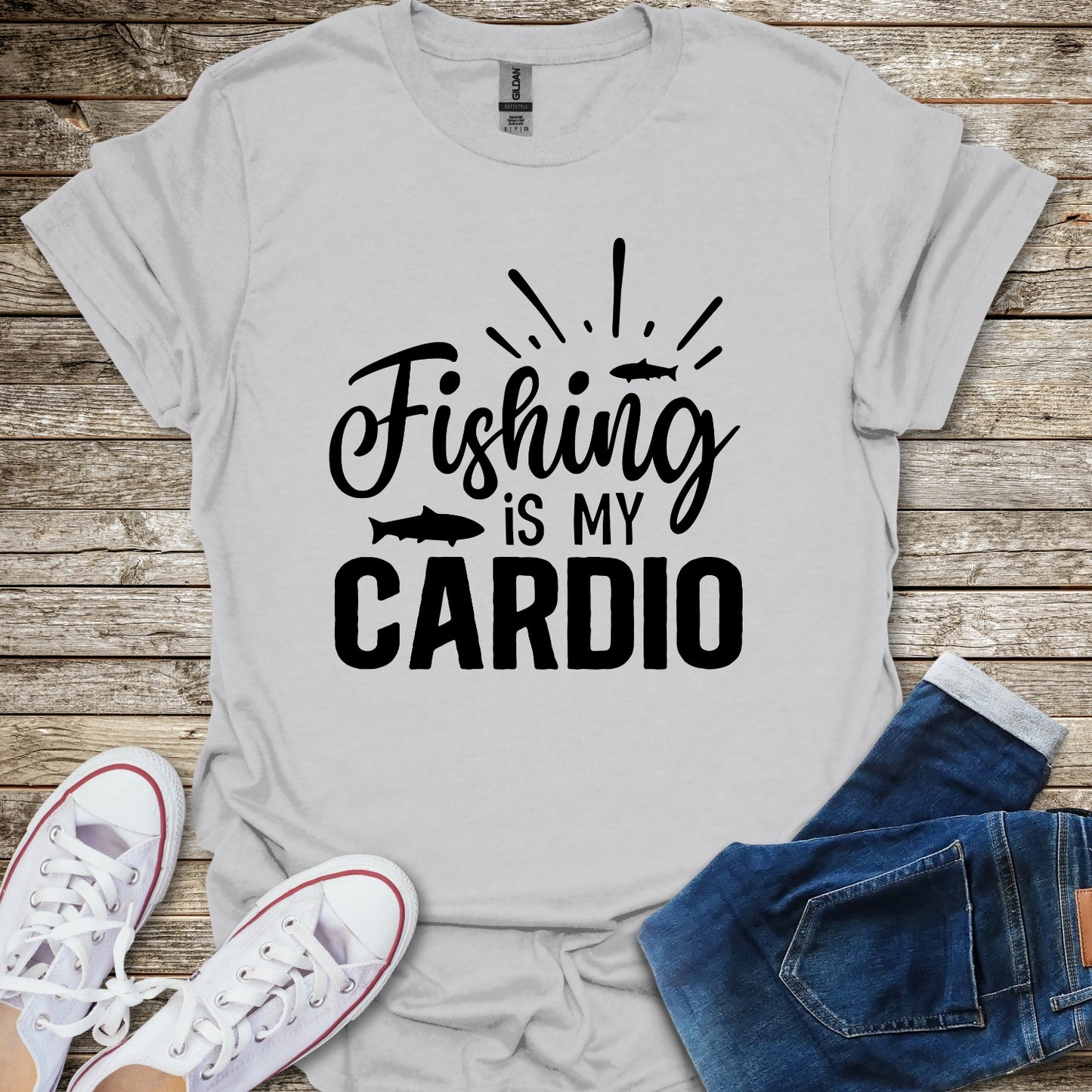 Fishing is My Cardio T-Shirt