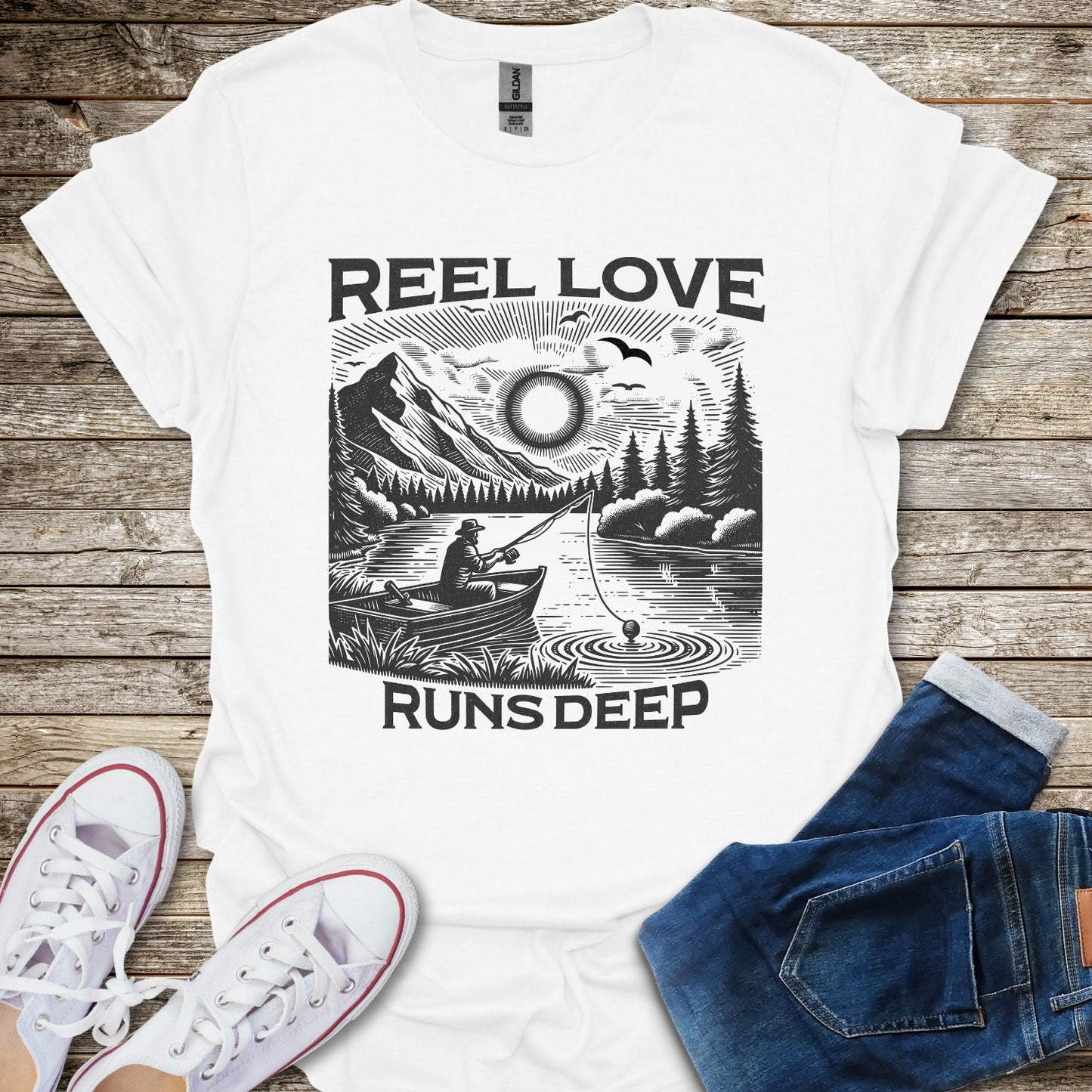 Reel Love Runs Deep T-Shirt