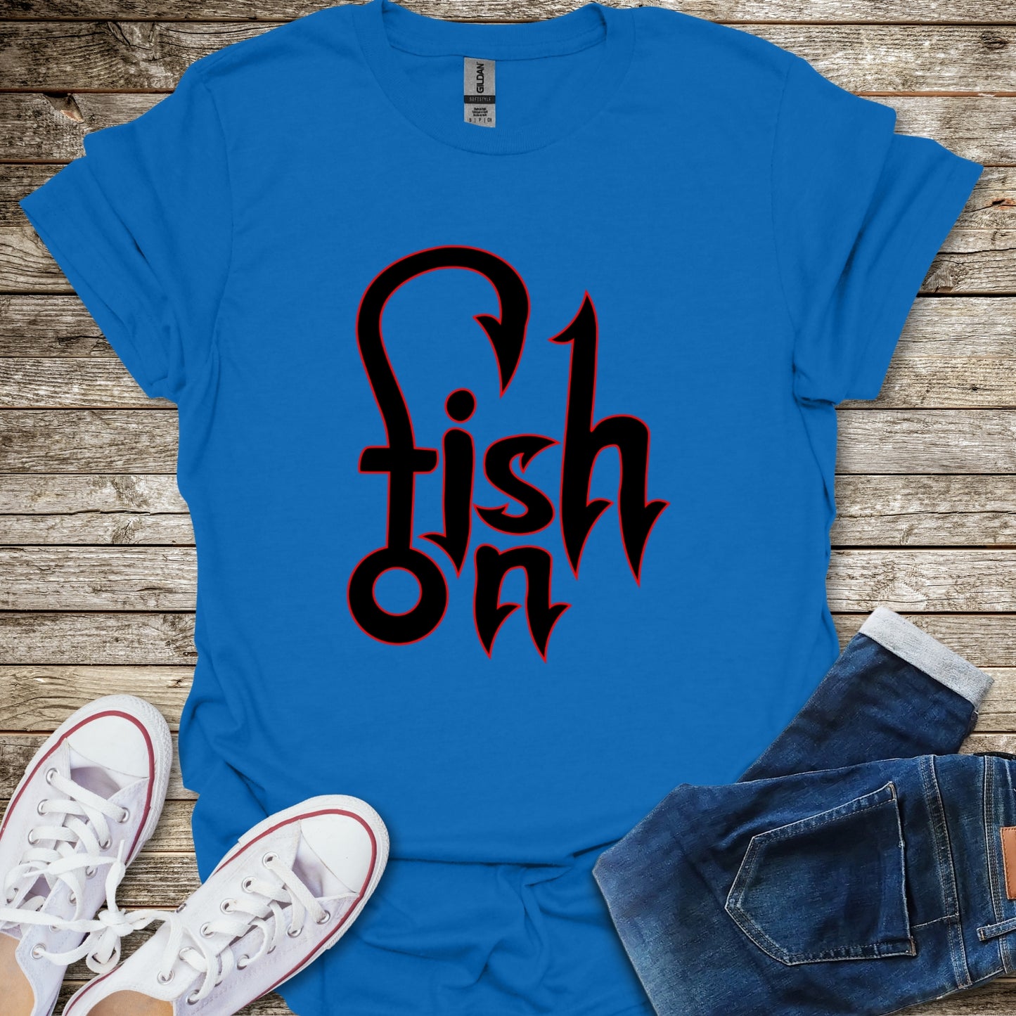 Fish On T-Shirt