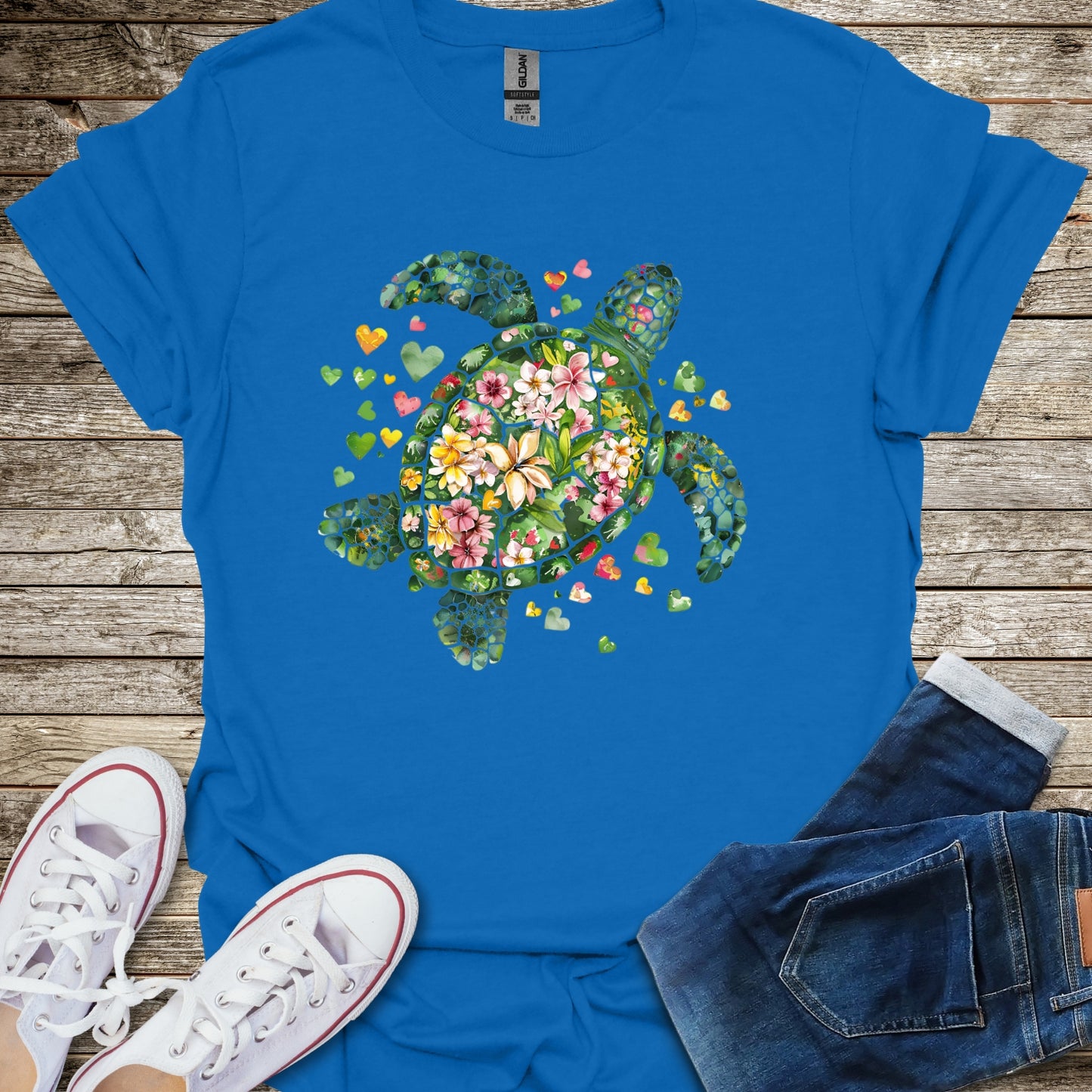 Blossom Sea Turtle T-Shirt