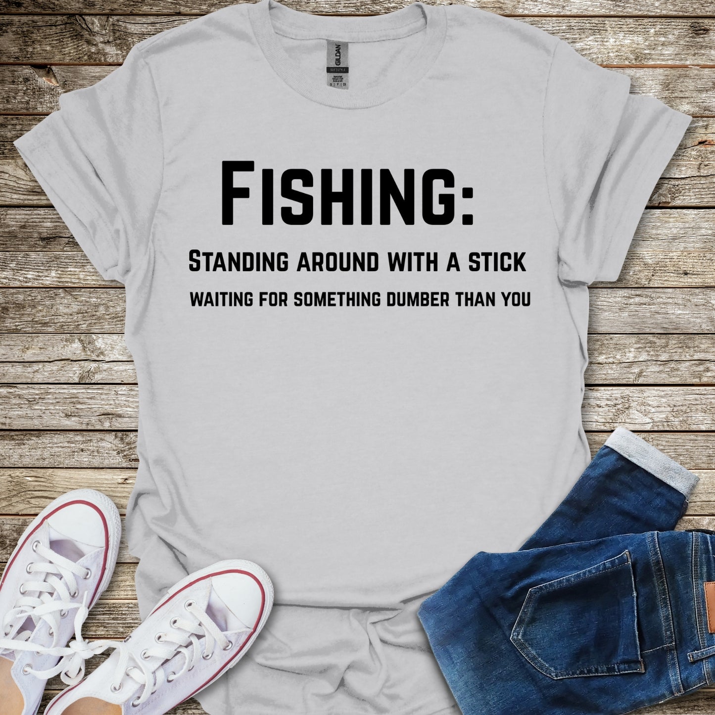 Standing Around With a Stick T-Shirt