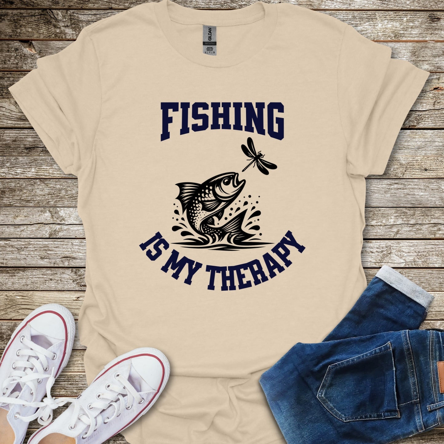 Fishing is my Therapy T-Shirt