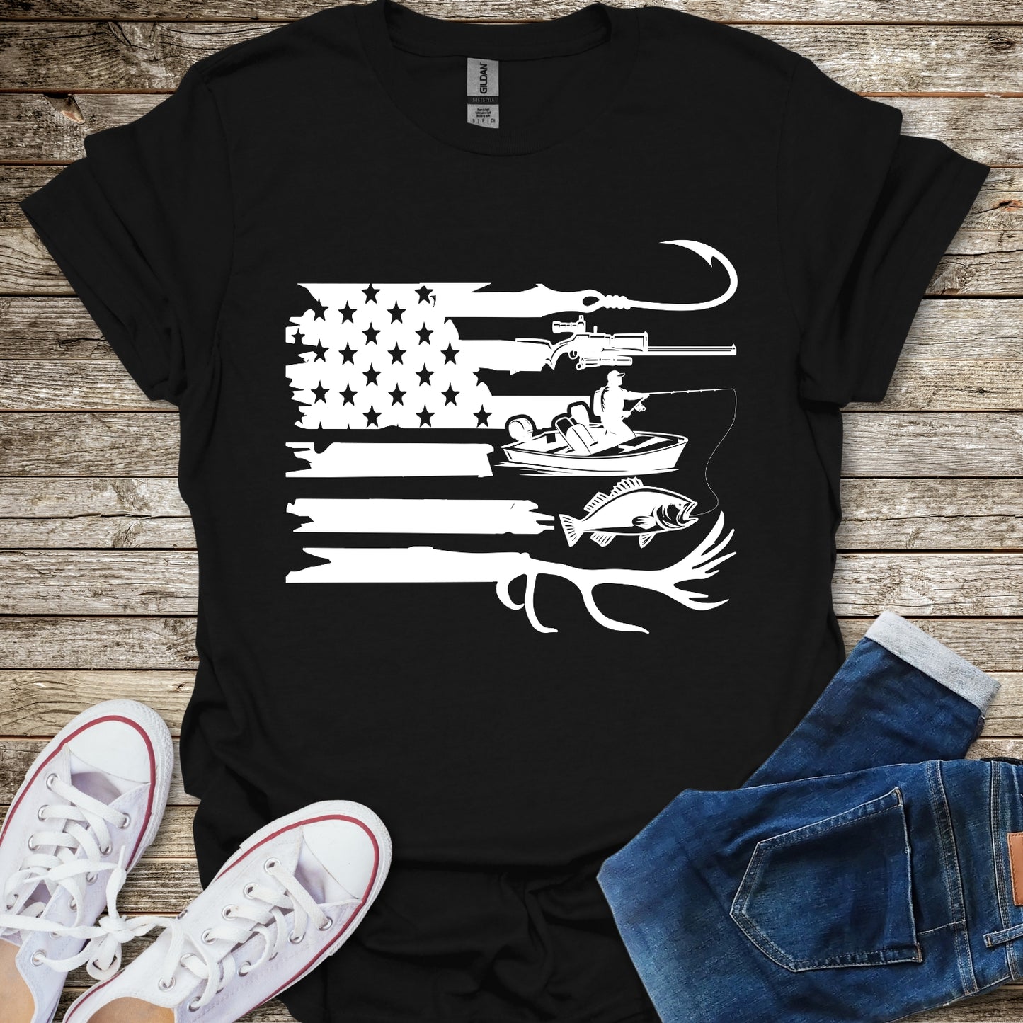 USA Nature Flag T-Shirt