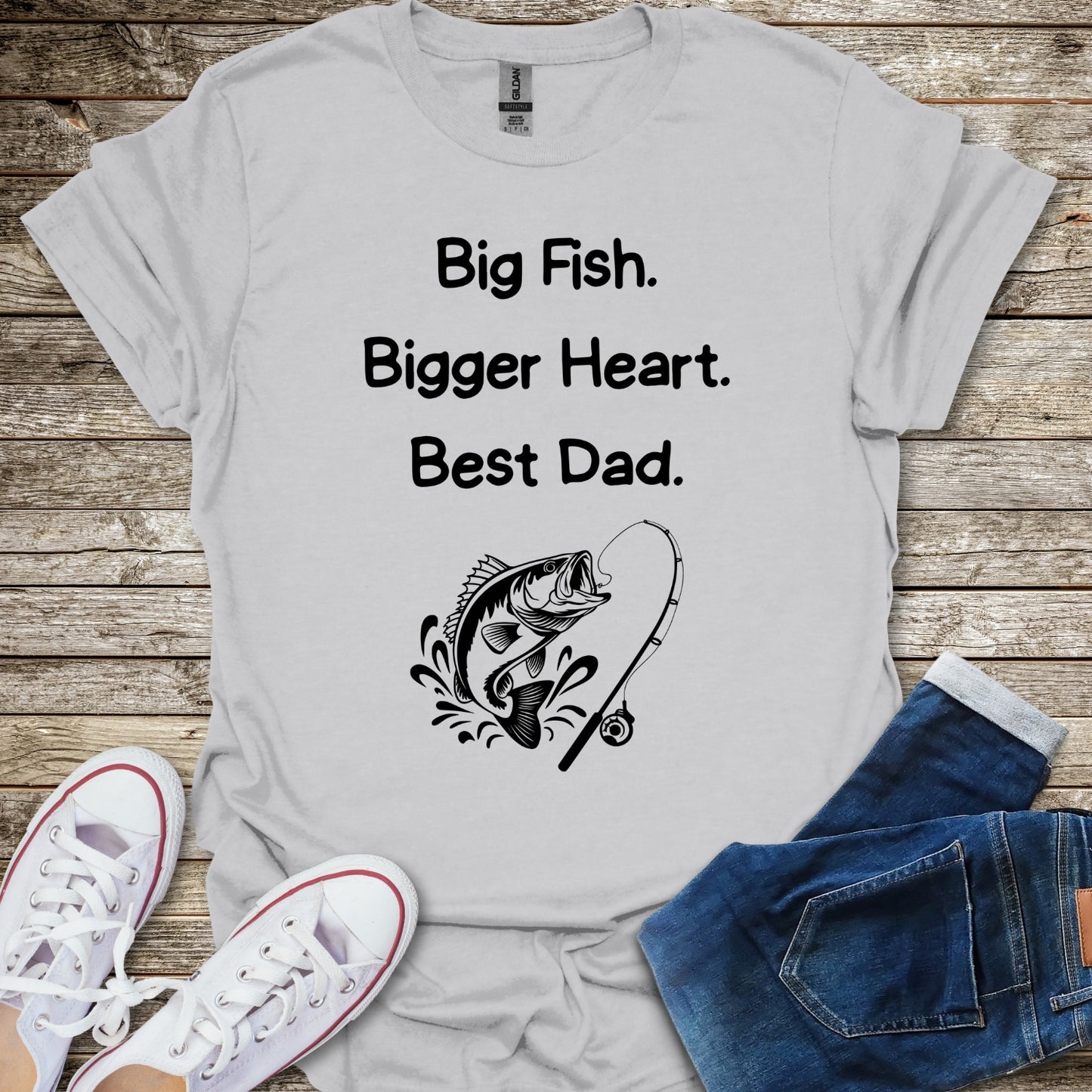 Bigger Heart Best Dad T-Shirt