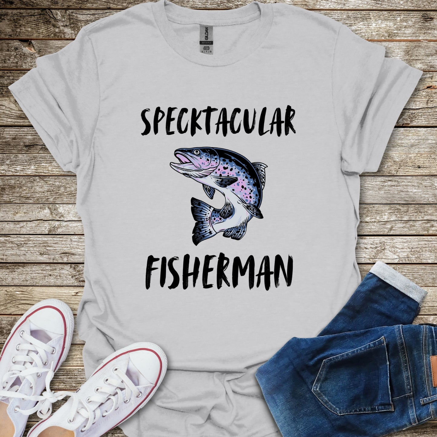 Specktacular Fisherman T-Shirt