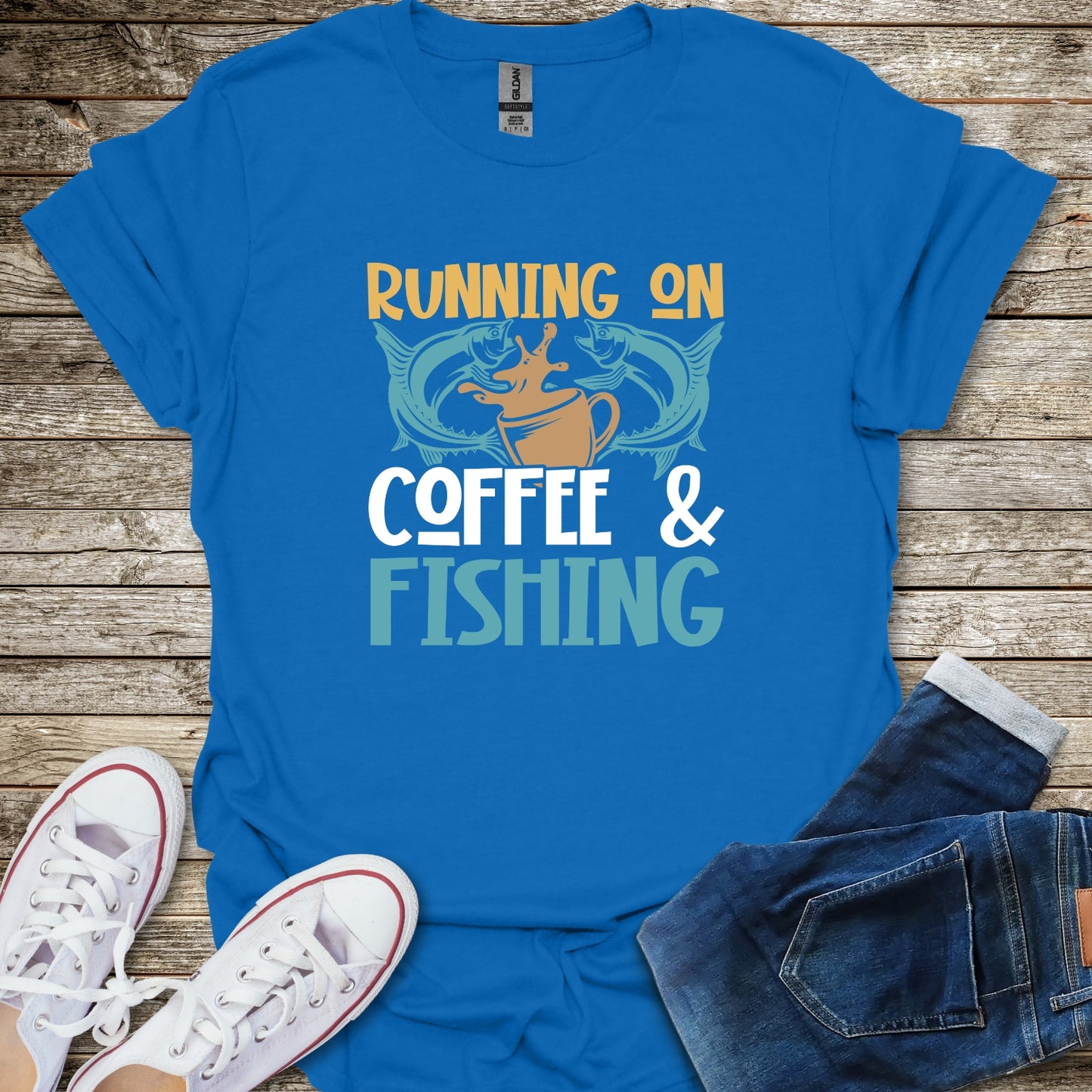 Coffee & Fishing T-Shirt