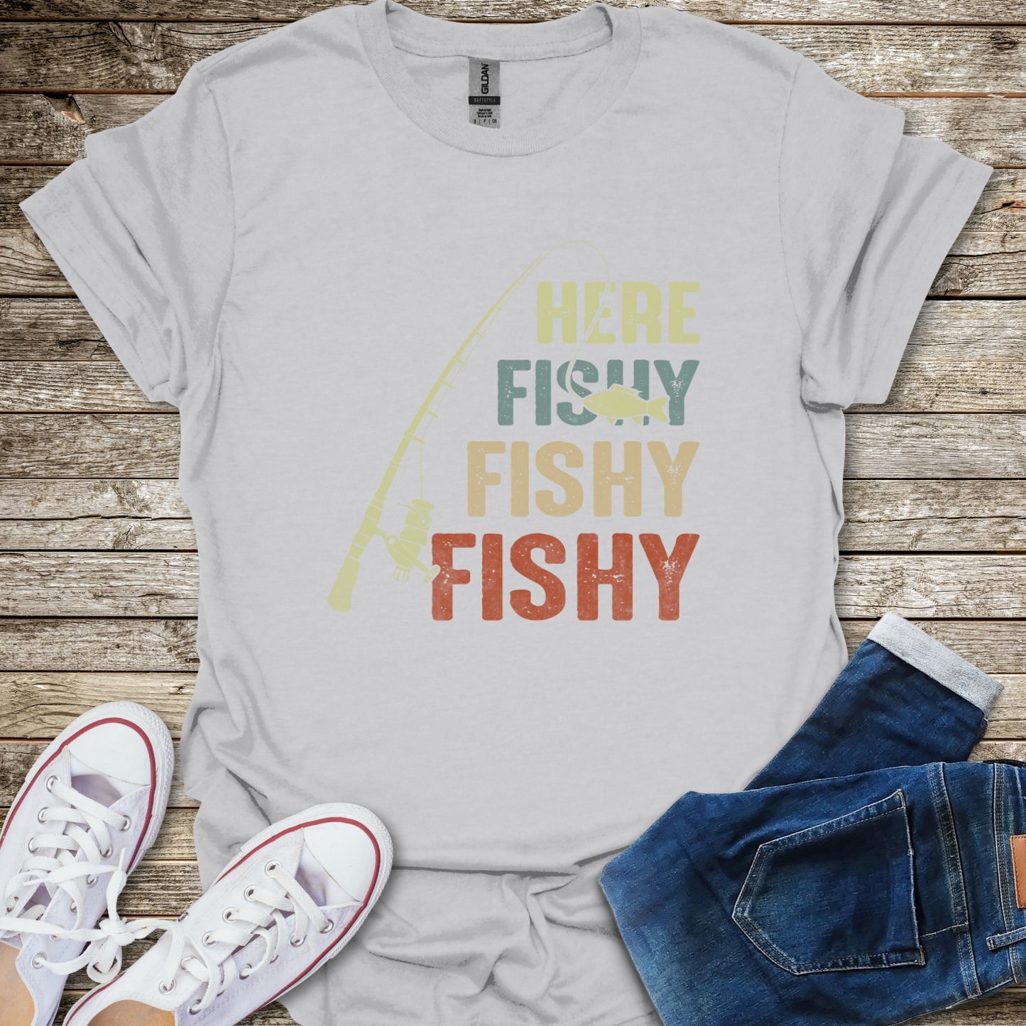 Here Fishy Fishy Fishy T-Shirt