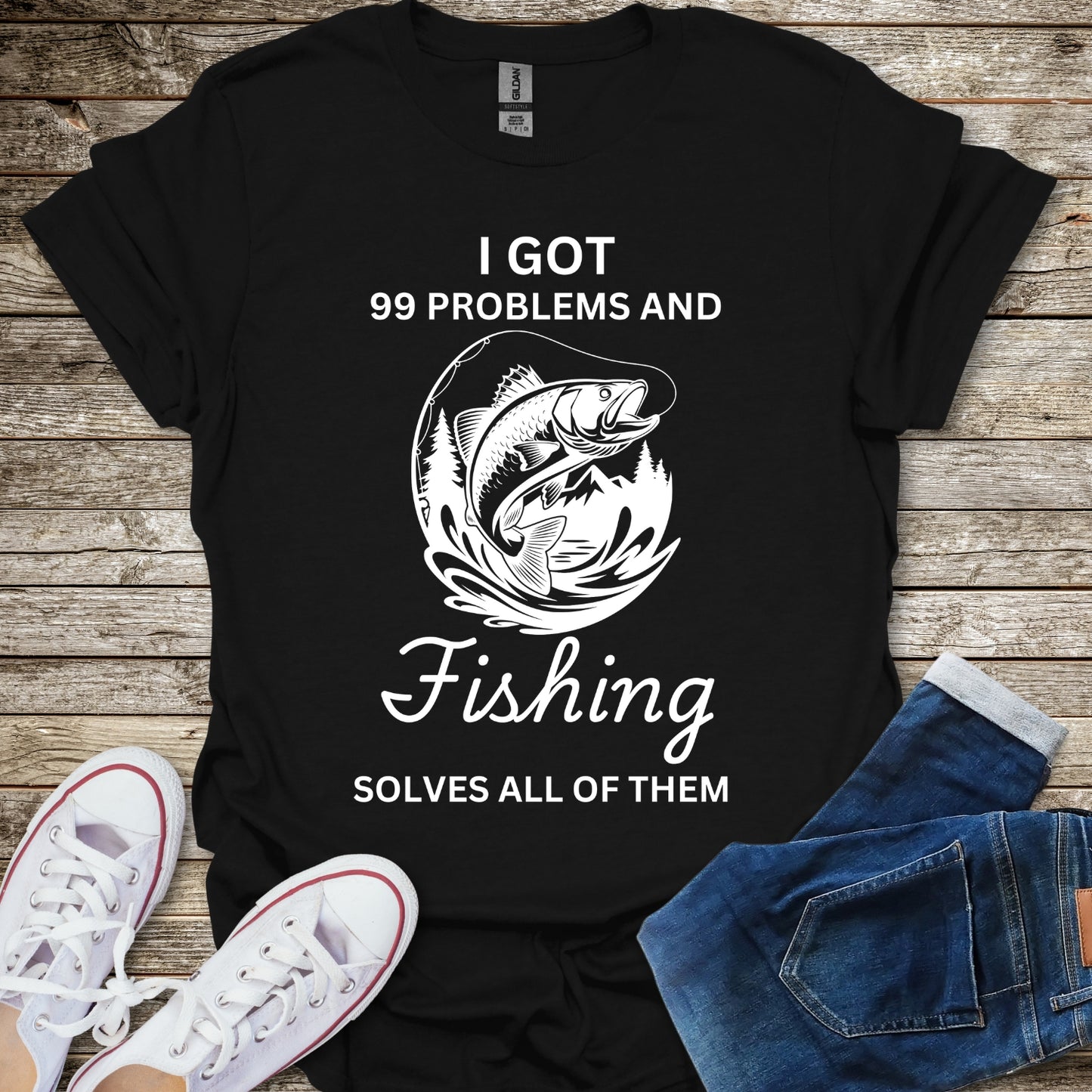 Fishing Solves My Problems T-Shirt