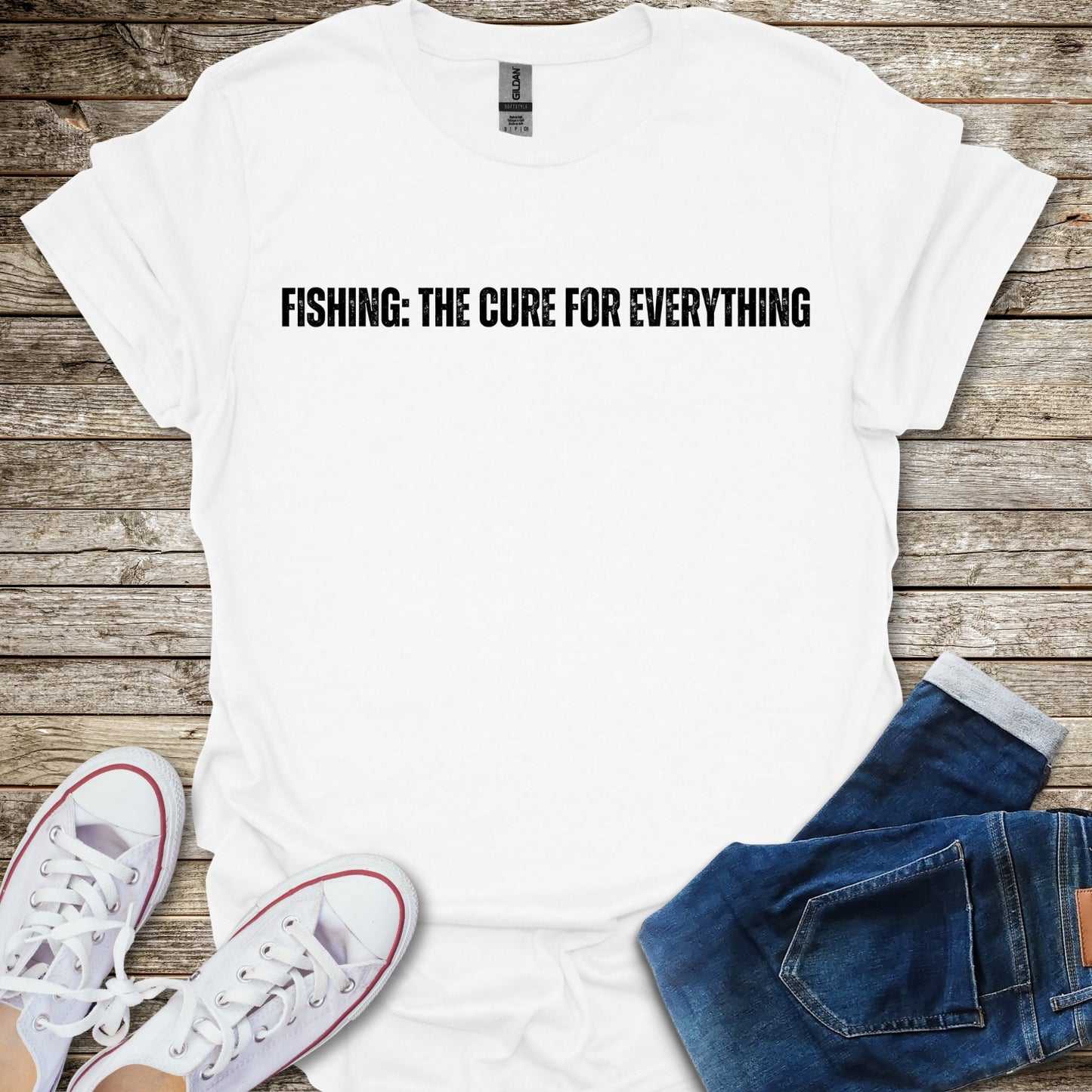Fishing: The Cure For Everything T-Shirt