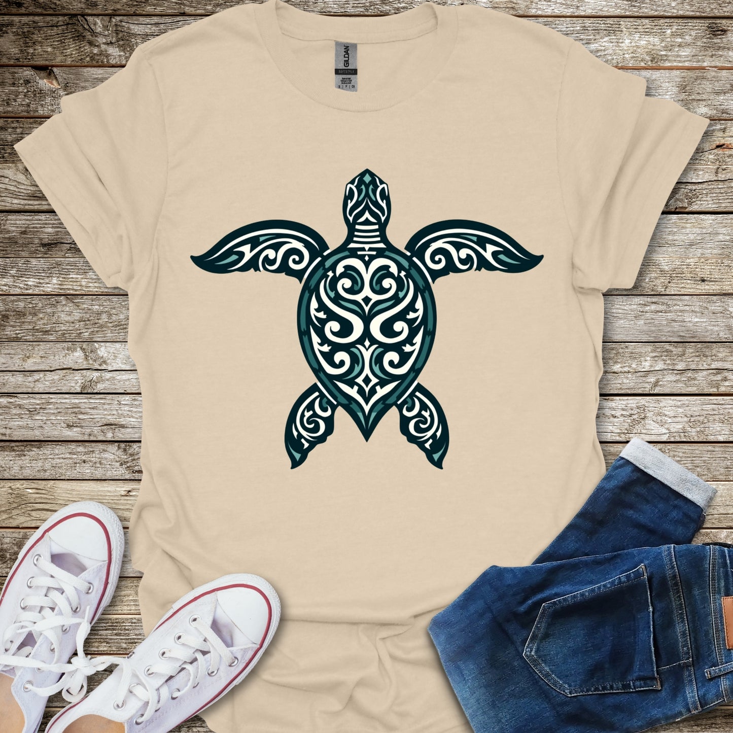 Tribal Turtle T-Shirt
