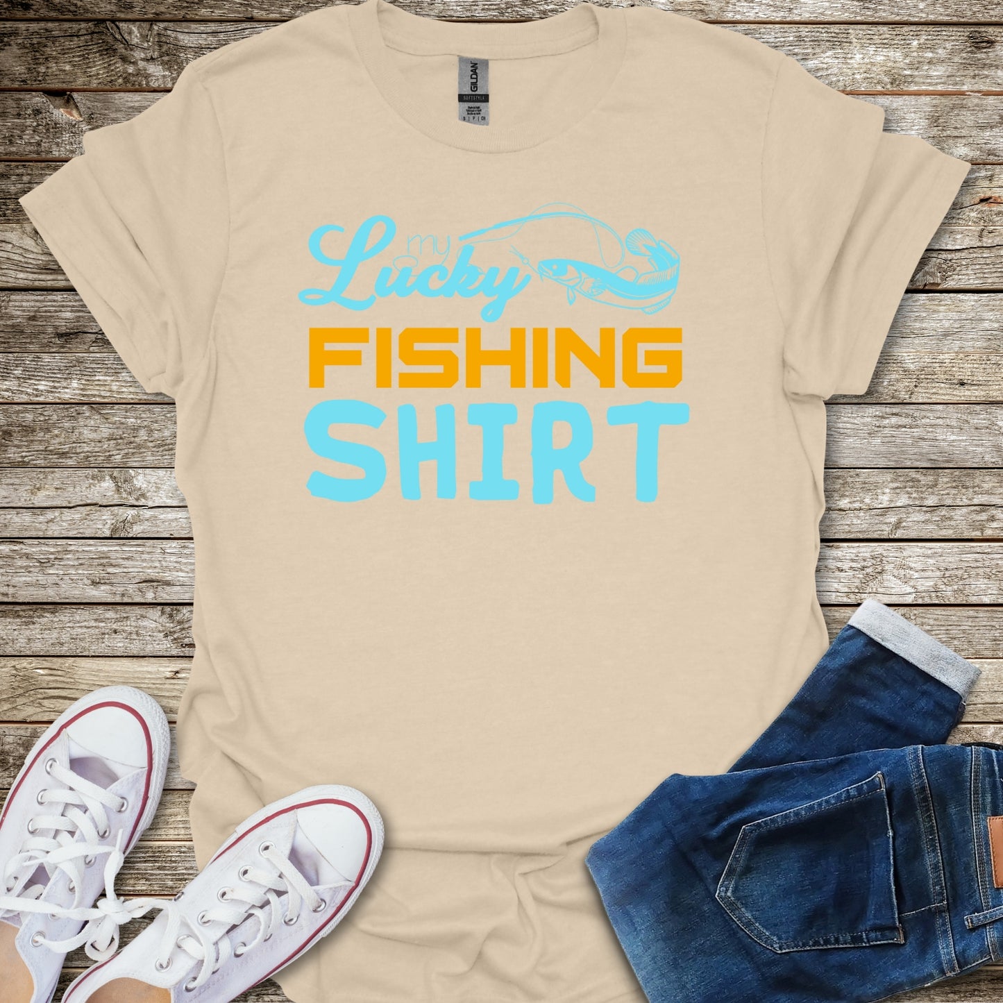 Lucky Fishing Shirt T-Shirt