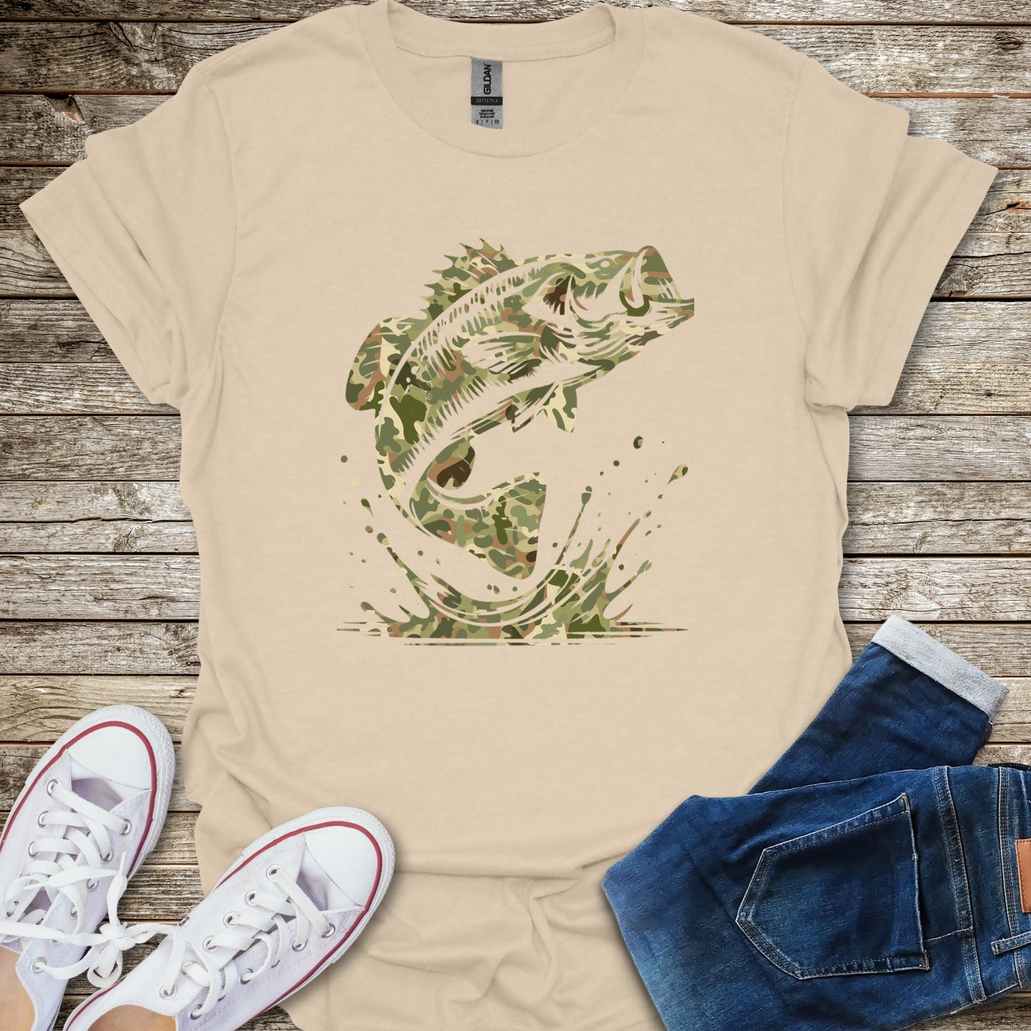 Camo Bass T-Shirt