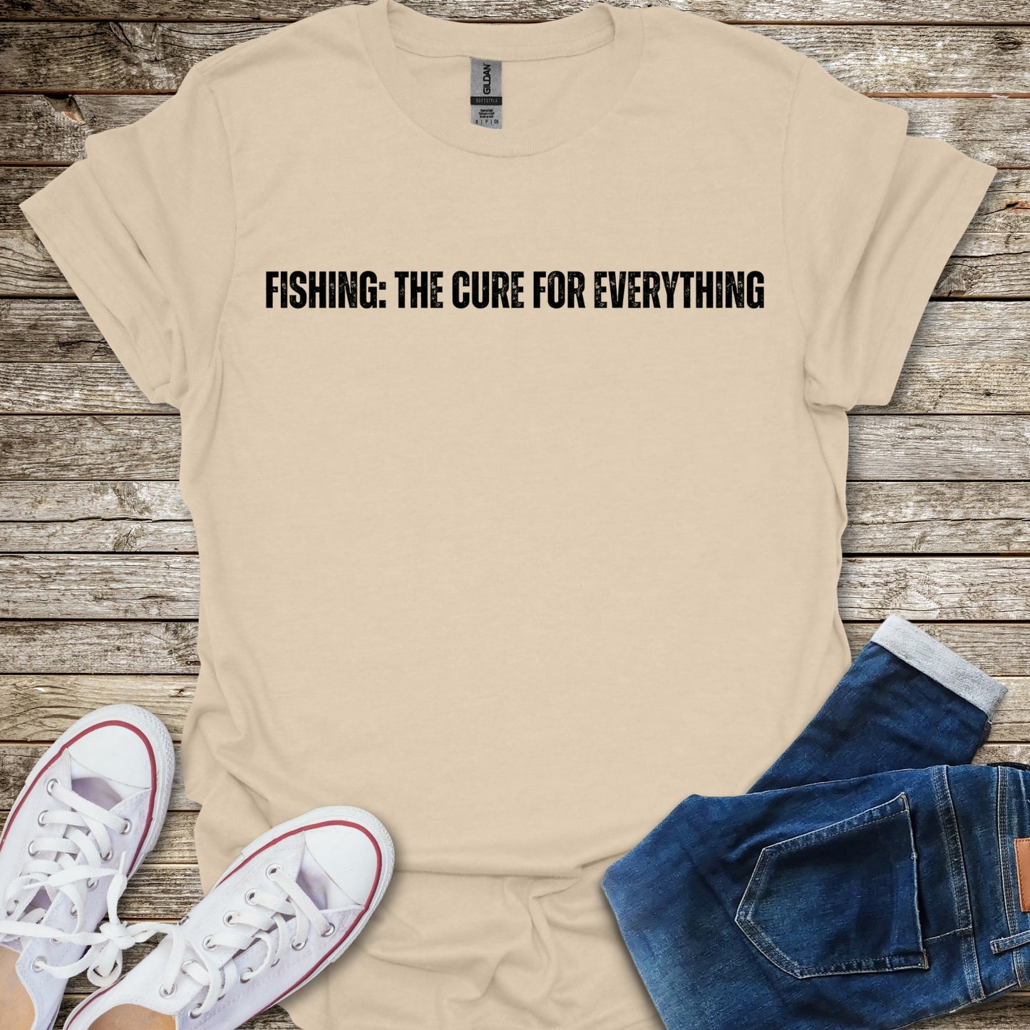 Fishing: The Cure For Everything T-Shirt
