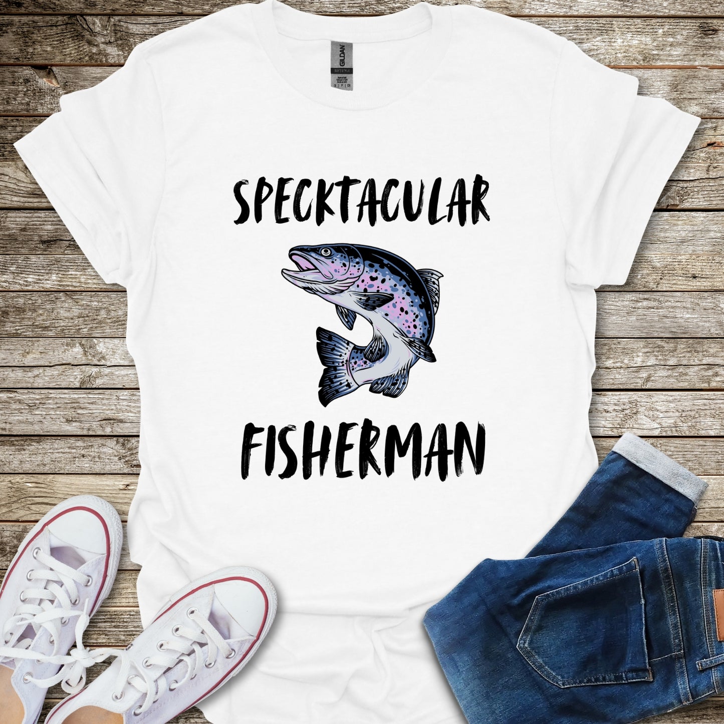 Specktacular Fisherman T-Shirt