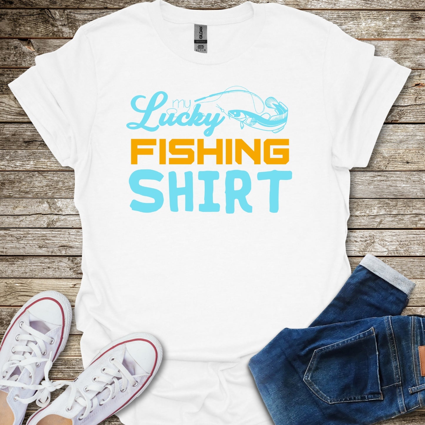 Lucky Fishing Shirt T-Shirt