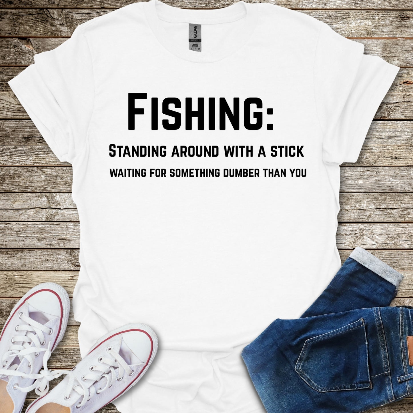 Standing Around With a Stick T-Shirt