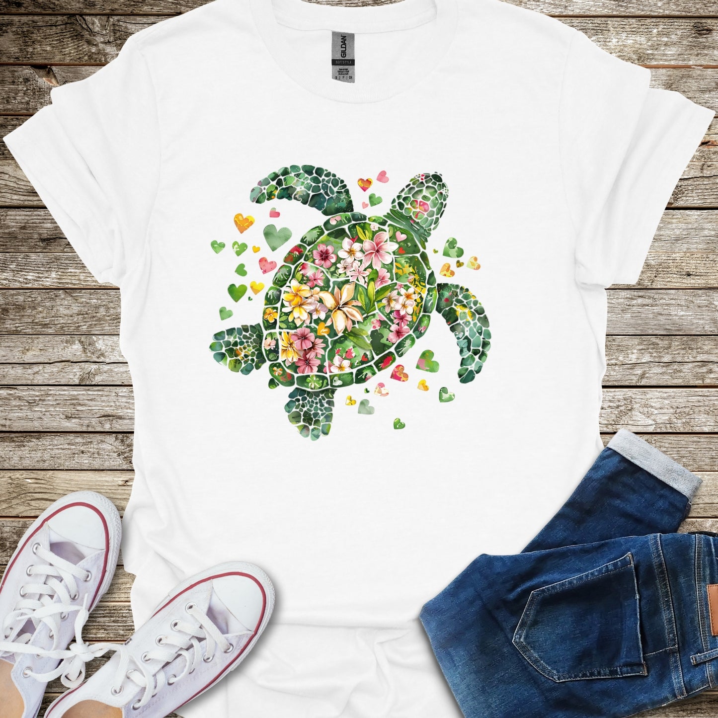 Blossom Sea Turtle T-Shirt