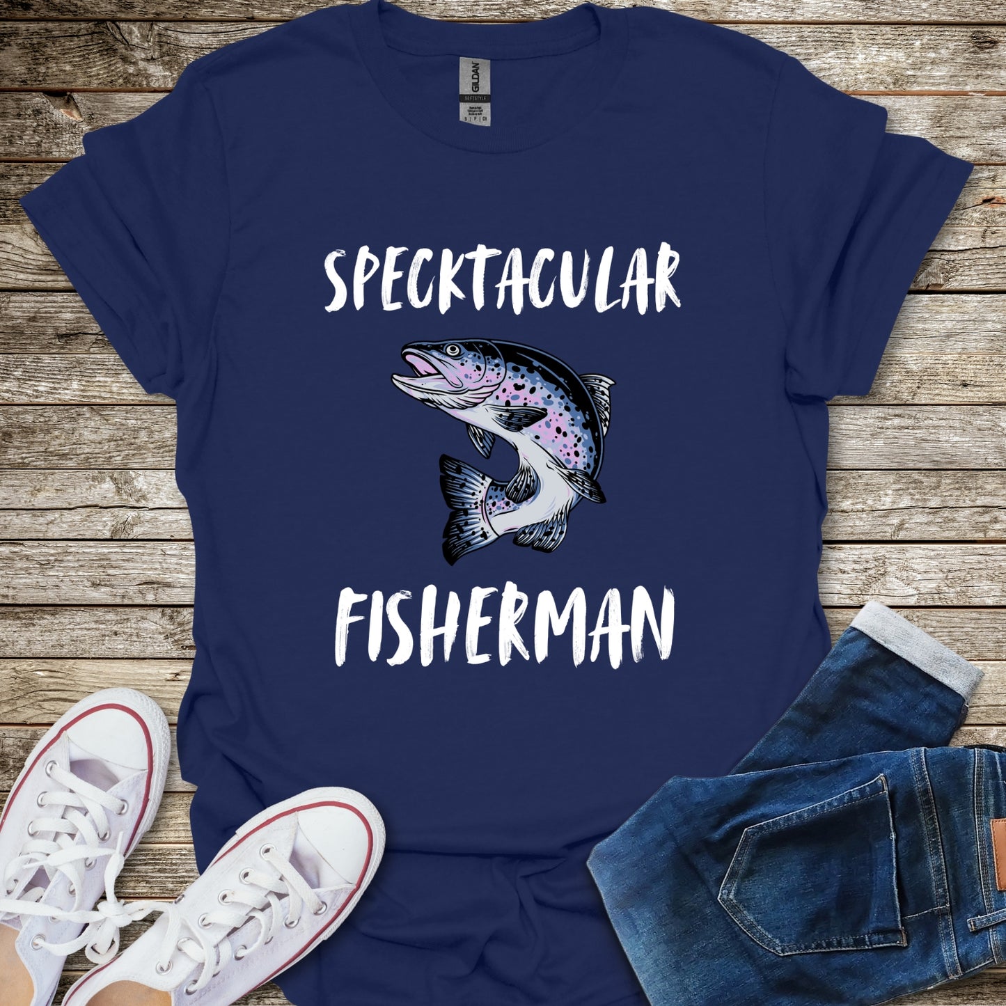 Specktacular Fisherman T-Shirt
