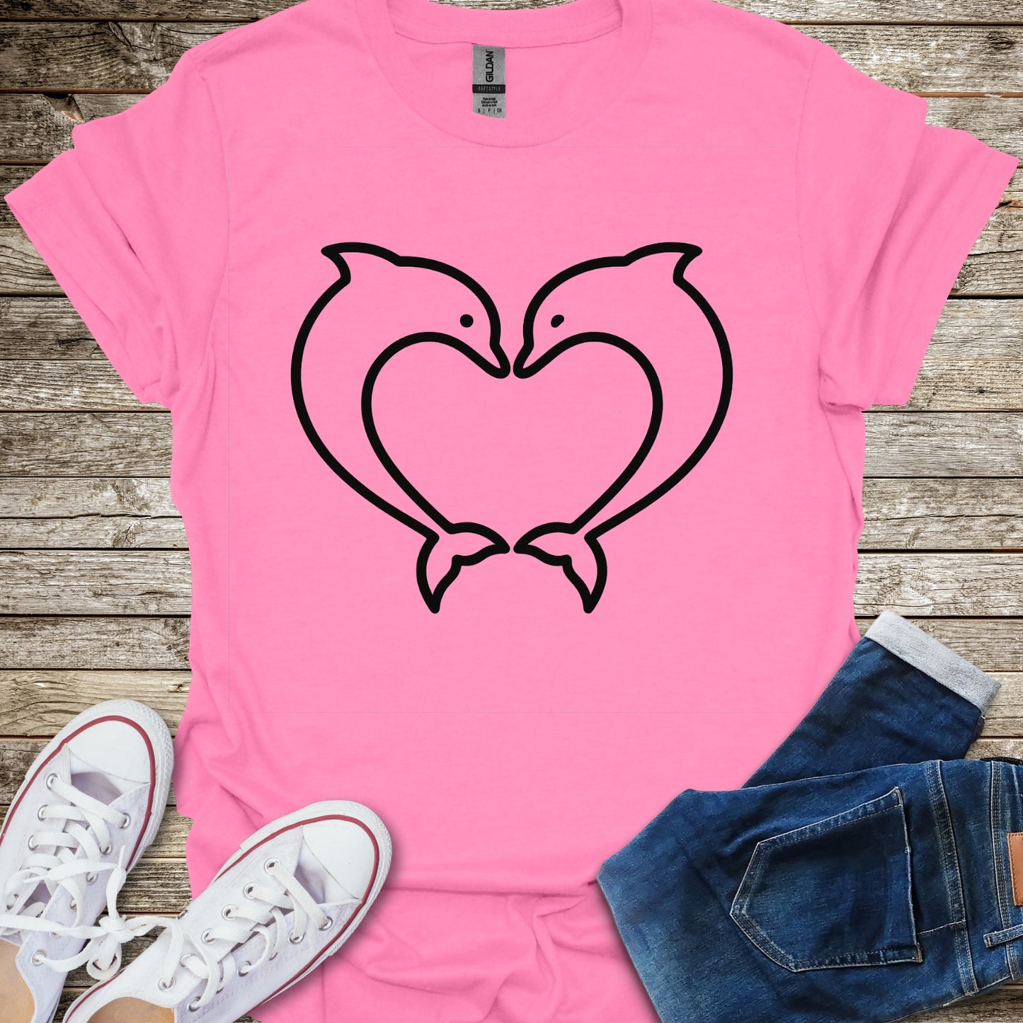 Dolphin Heart T-Shirt