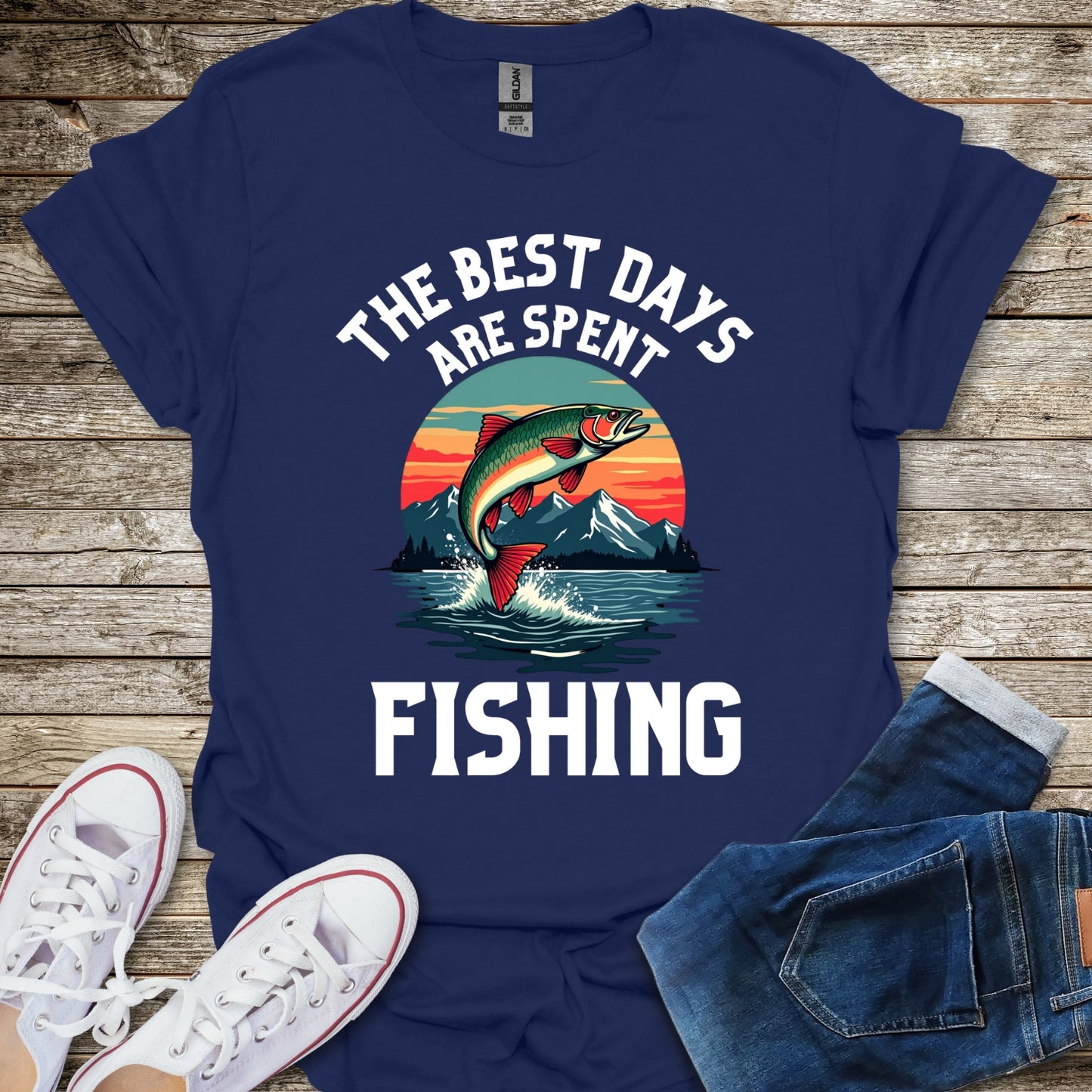 The Best Days Are Spent Fishing T-Shirt