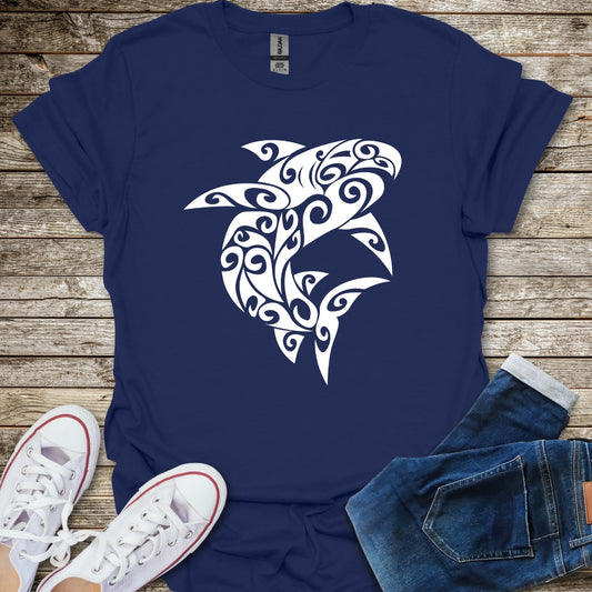 Tribal Shark T-Shirt