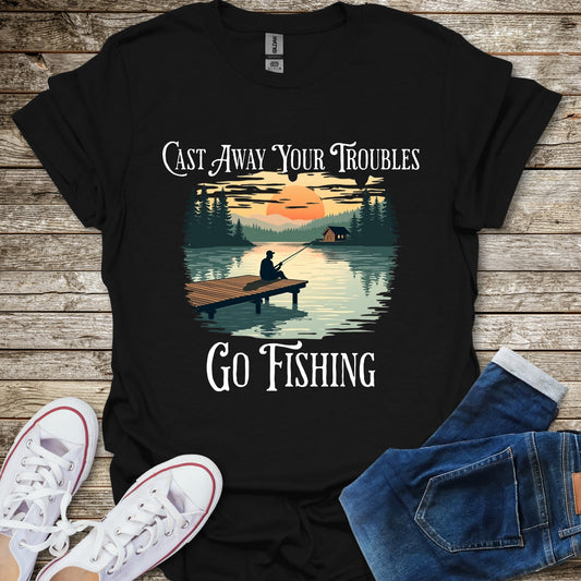 Cast Away Your Troubles T-Shirt