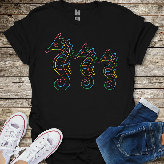 Rainbow Seahorse T-Shirt