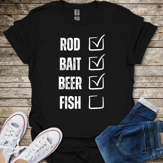 Fishing Checklist T-Shirt