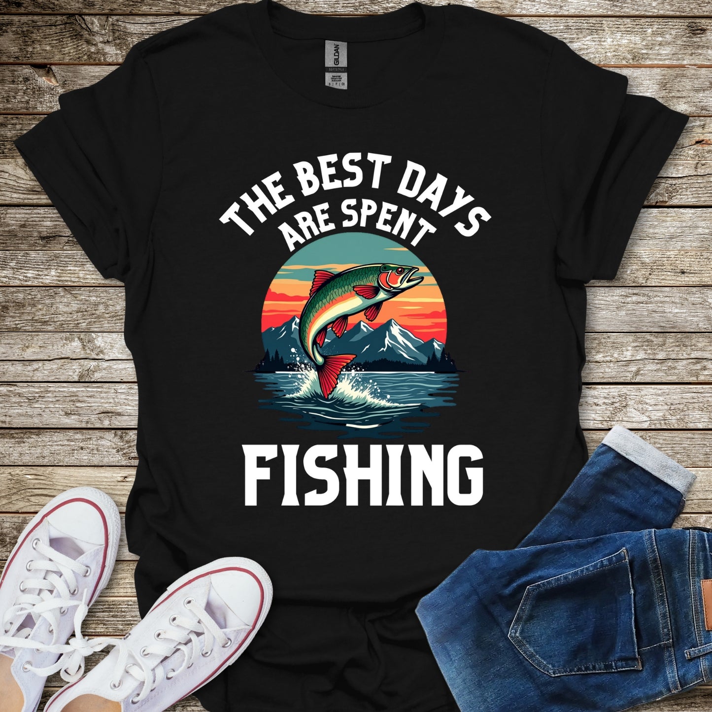 The Best Days Are Spent Fishing T-Shirt