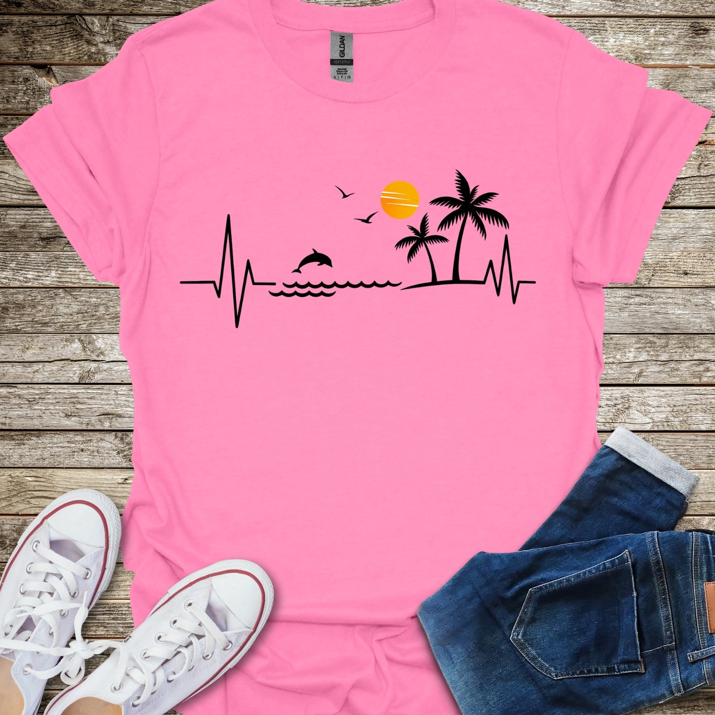Dolphin Heartbeat T-Shirt