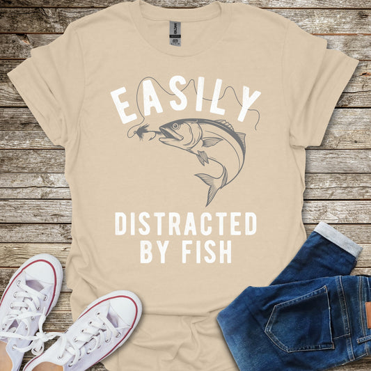 Easily Distracted By Fish T-Shirt