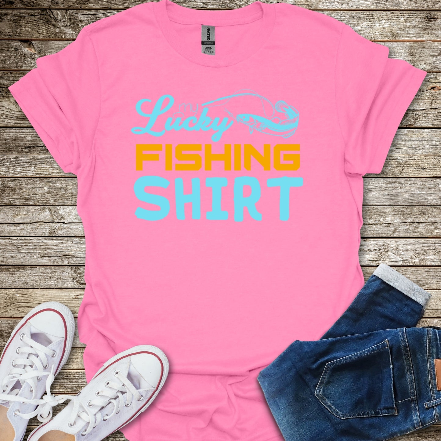 Lucky Fishing Shirt T-Shirt