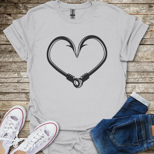 Fishing Heart T-Shirt