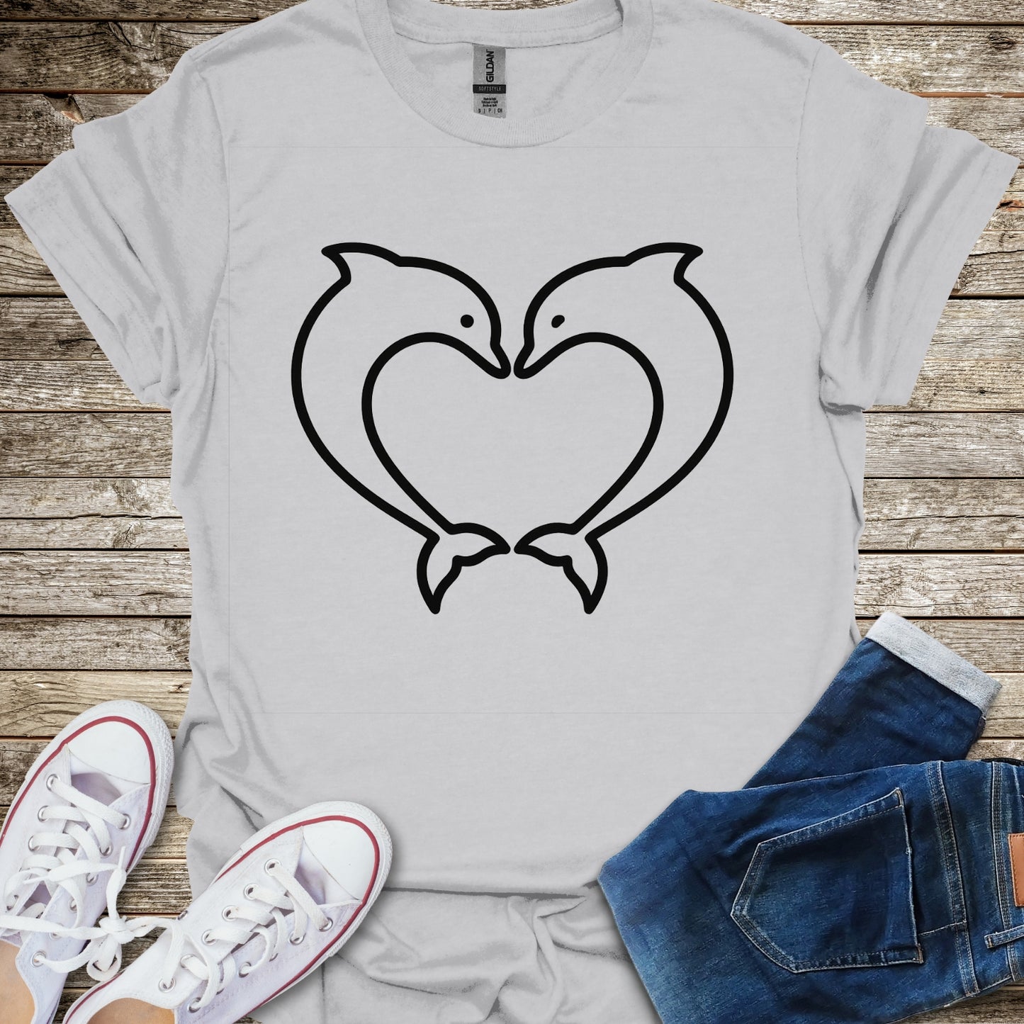 Dolphin Heart T-Shirt