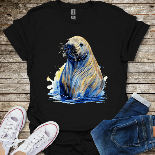 Walrus Watercolor T-Shirt