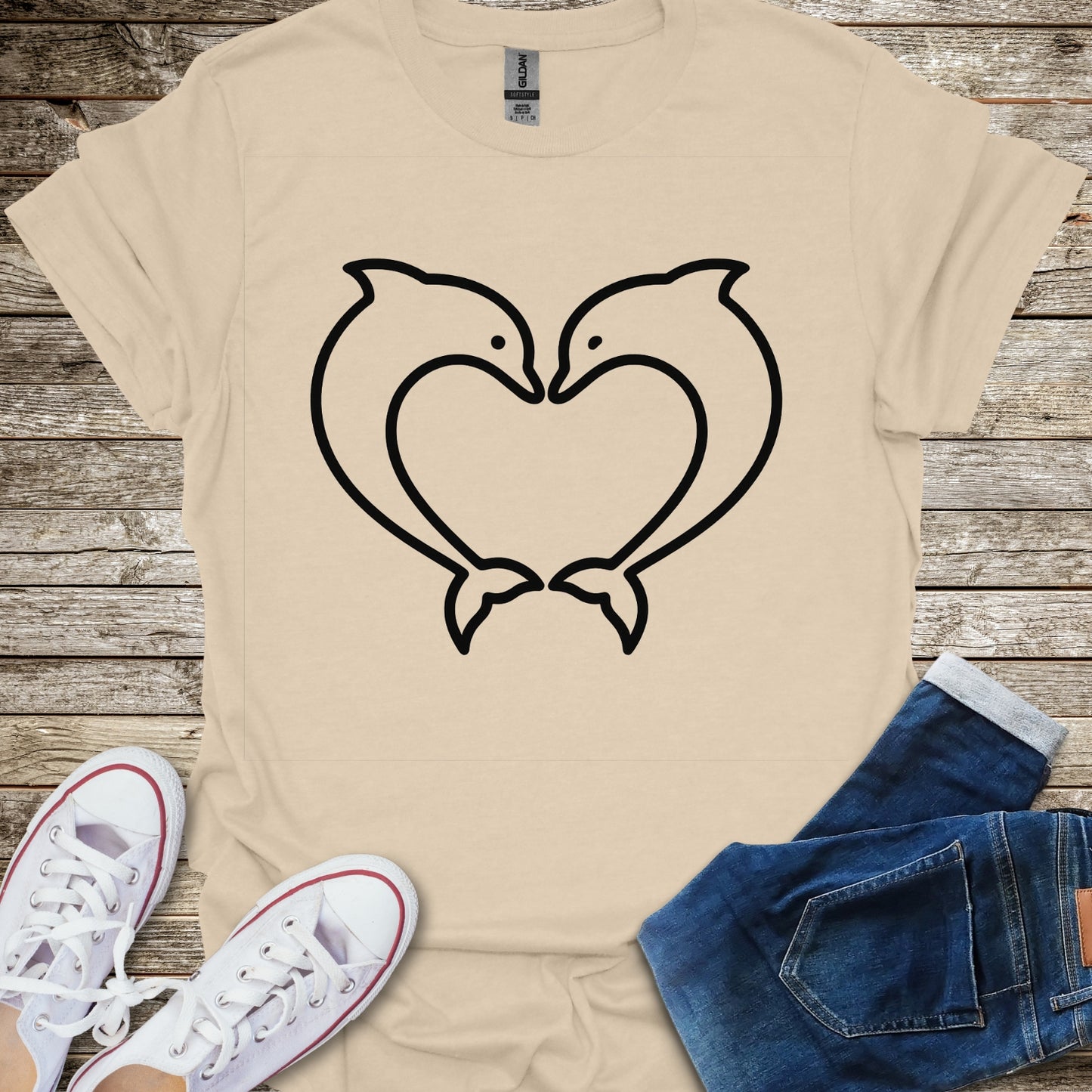Dolphin Heart T-Shirt