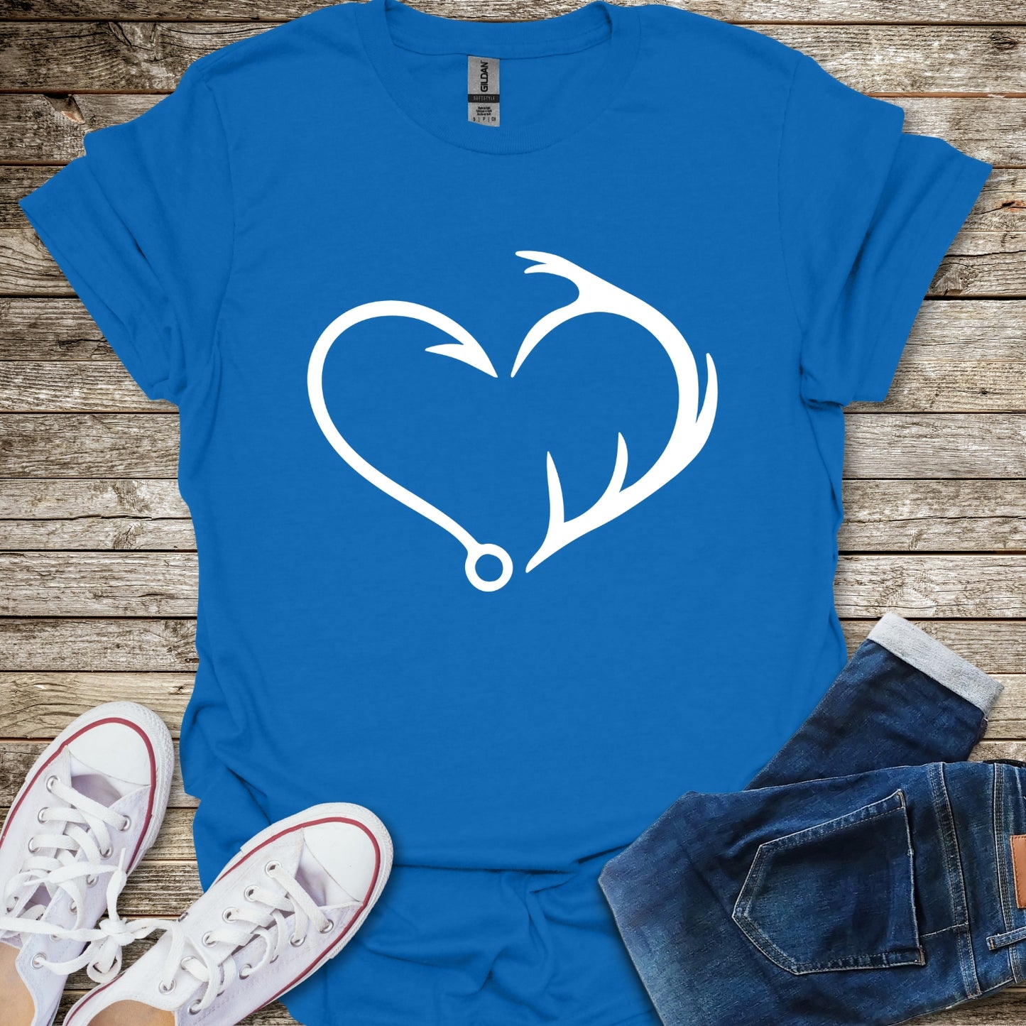 Hook & Antler Heart T-Shirt
