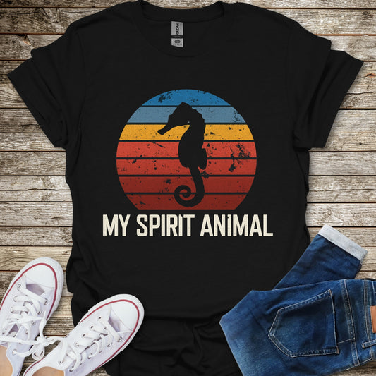 Seahorse Spirit Animal T-Shirt