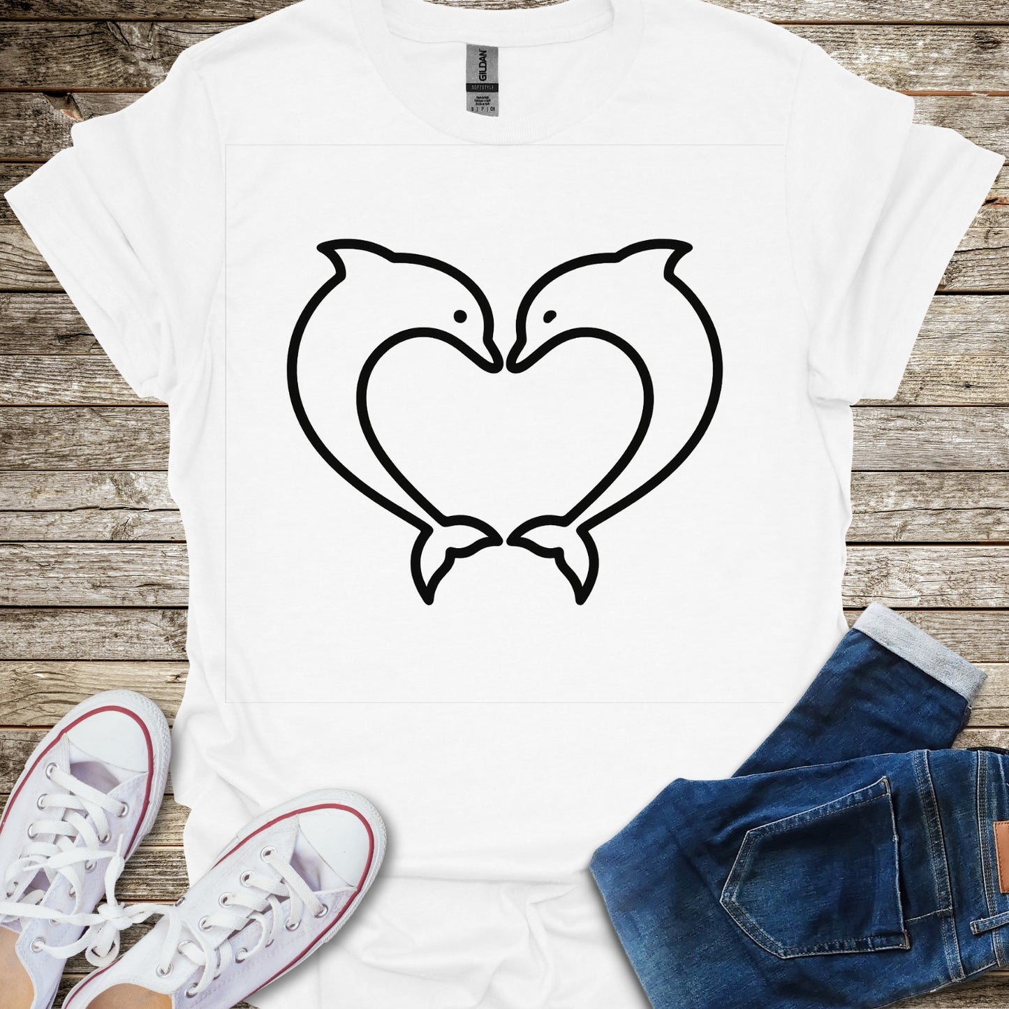 Dolphin Heart T-Shirt