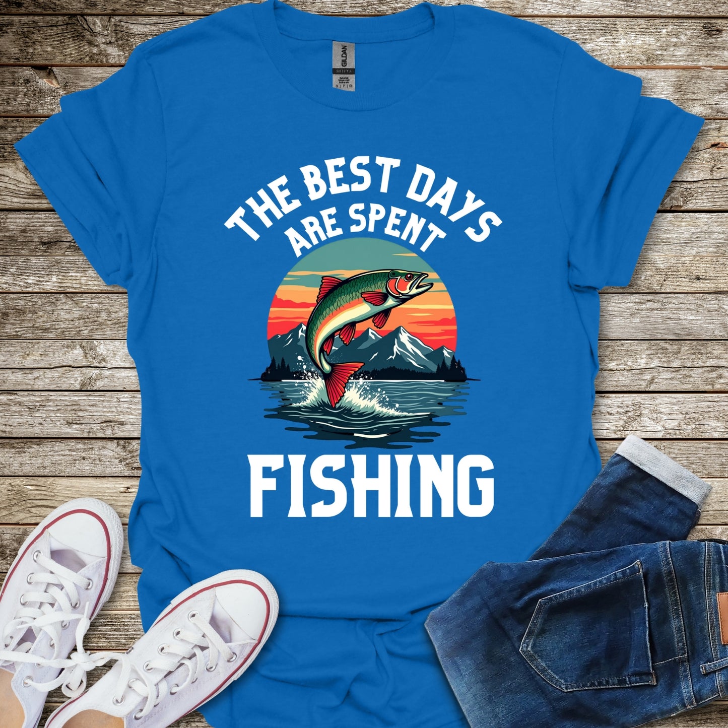 The Best Days Are Spent Fishing T-Shirt
