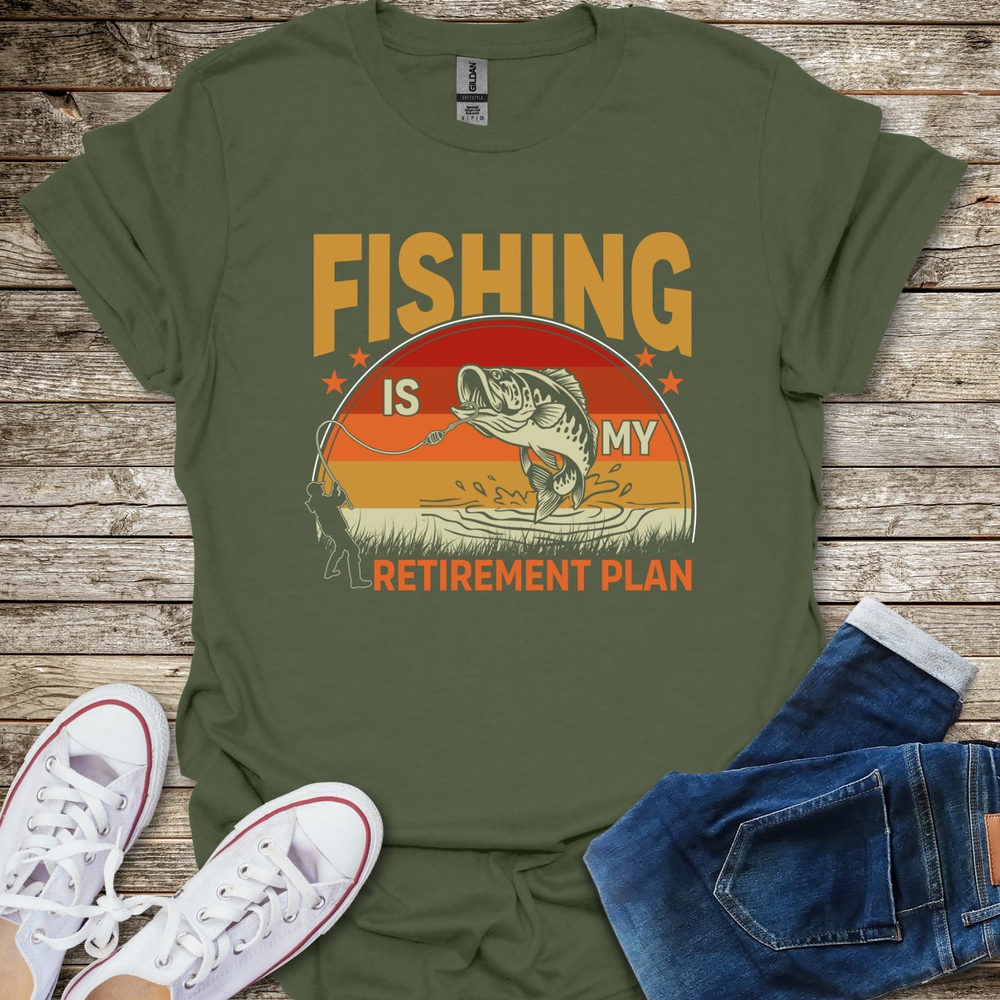 Fishing Is My Retirement Plan T-Shirt